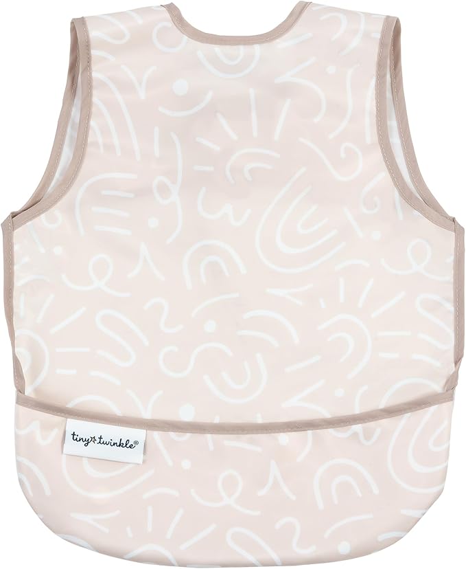 Mess-Proof Apron Waterproof Baby & Toddler Food Bib - PFAS, PVC, BPA, Phthalate Free