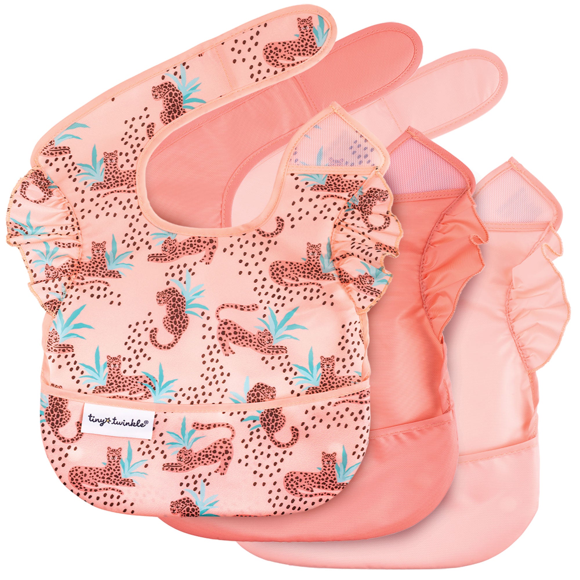 Mess-Proof Easy Waterproof Food Bibs Multi-Pack Sets | Baby & Toddler- PFAS, PVC, BPA, Phthalate Free