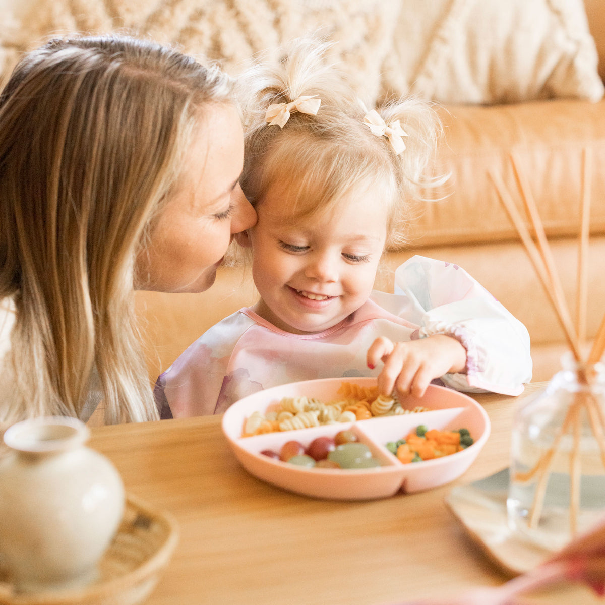 Toddler Plastic Divided Plate 3 Pack Set- BPA Free