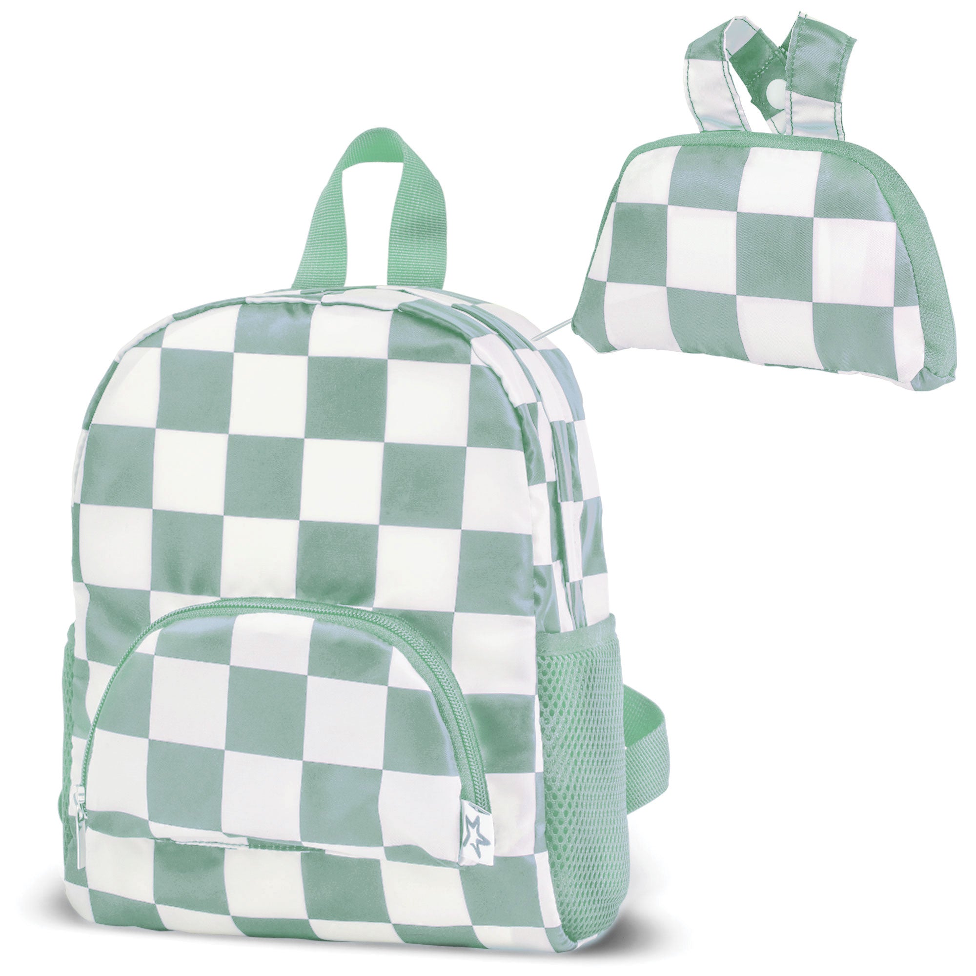 Toddler Mini Lightweight Backpack | Waterproof & Easy Fold-Up Pouch | Ages 2-4