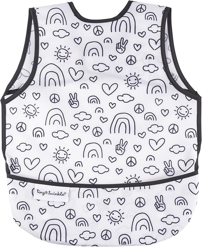 Mess-Proof Apron Waterproof Baby & Toddler Food Bib - PFAS, PVC, BPA, Phthalate Free
