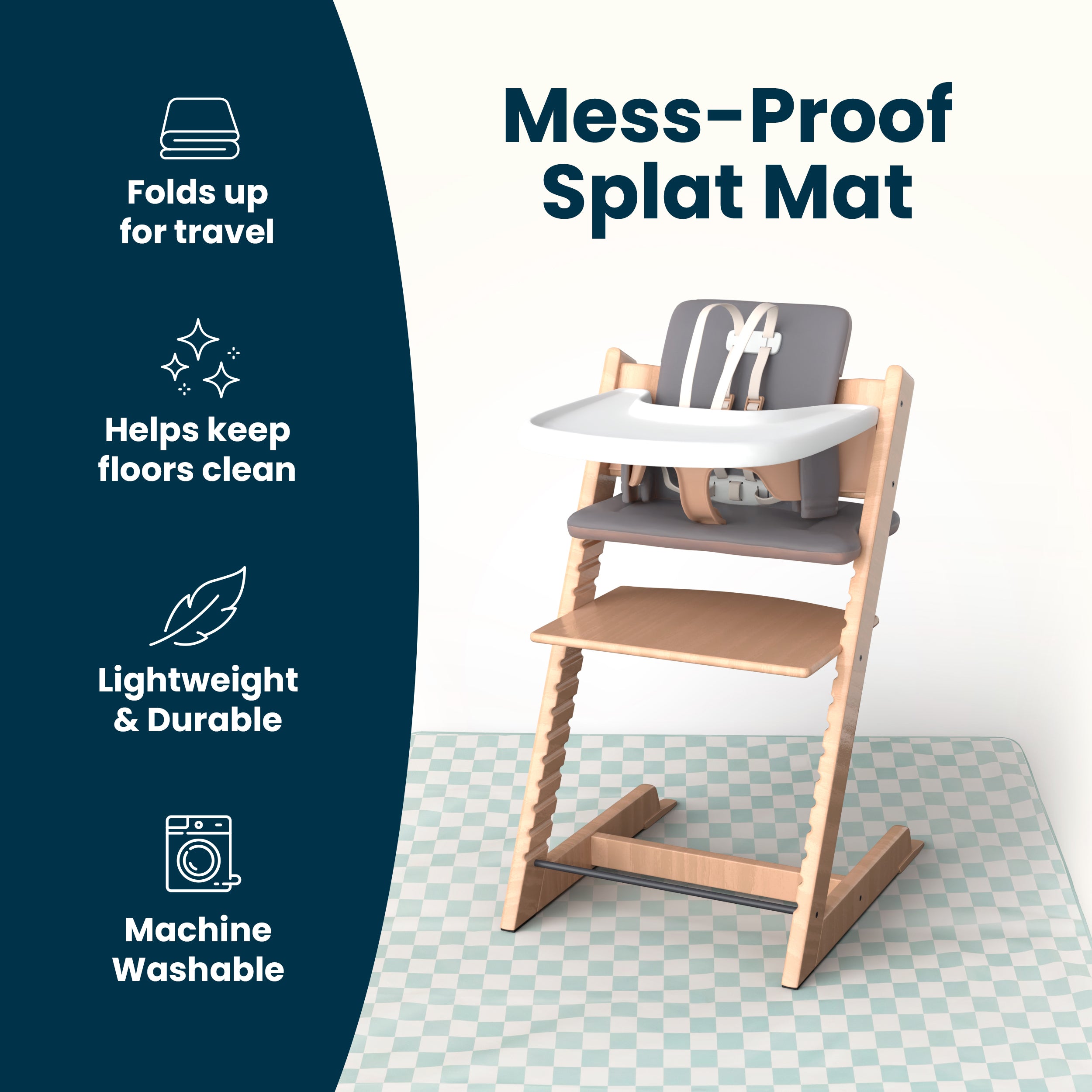 Mess-Proof Splat Mats for Playtime and Mealtime