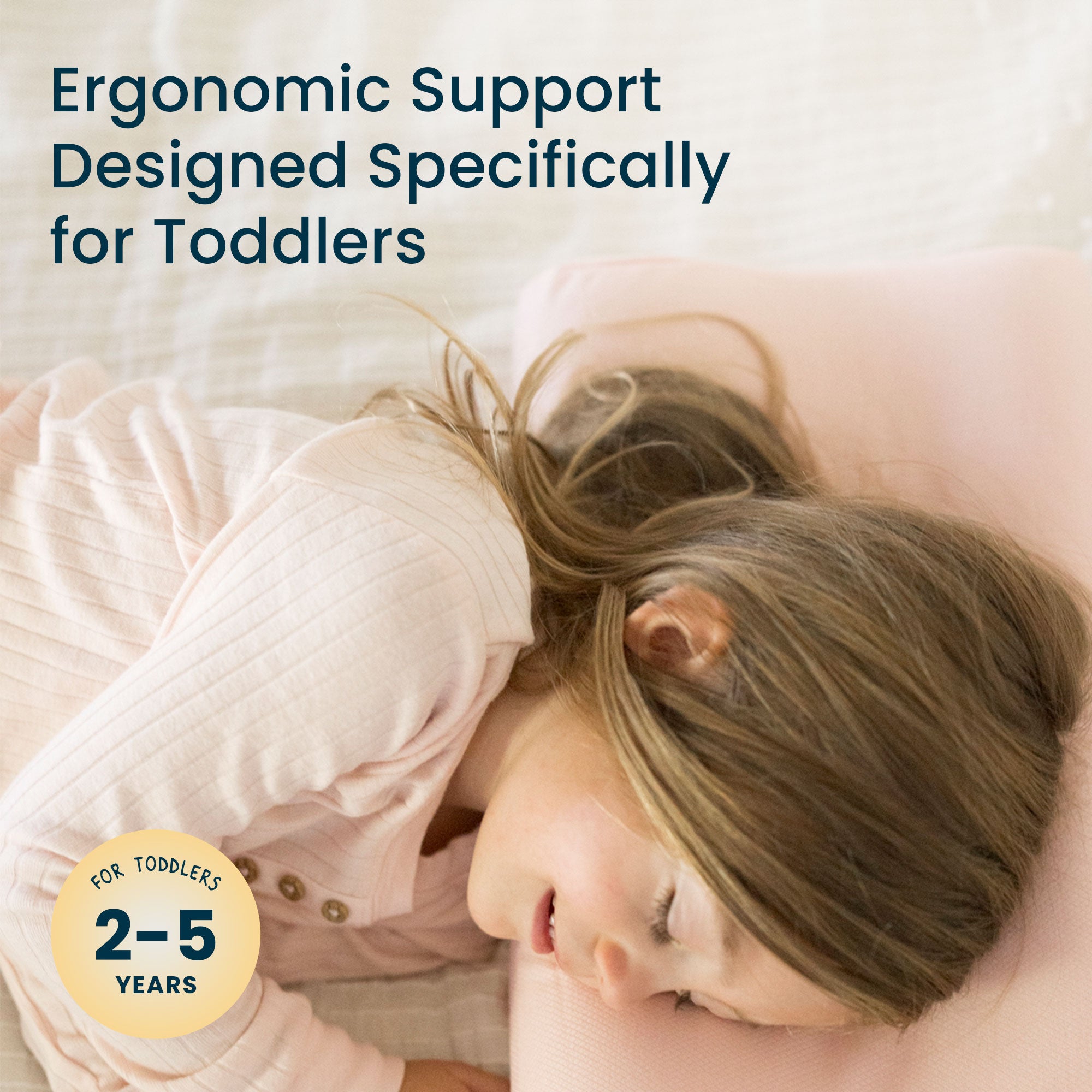 Toddler Memory Foam Pillow with Removable Cover
