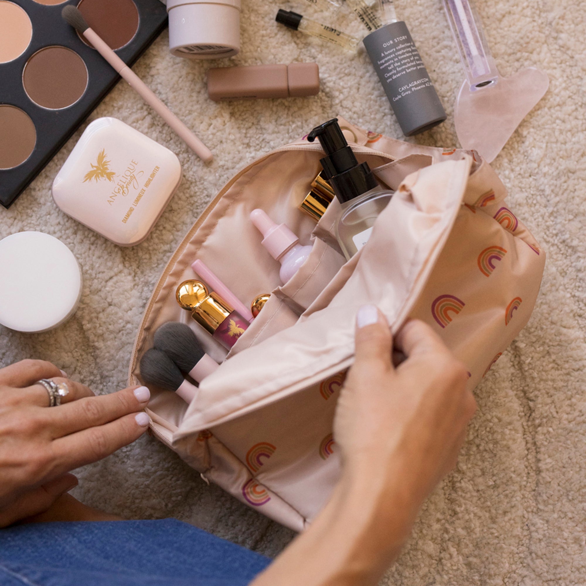 Makeup Bag | Travel-Friendly Cosmetic Organizer