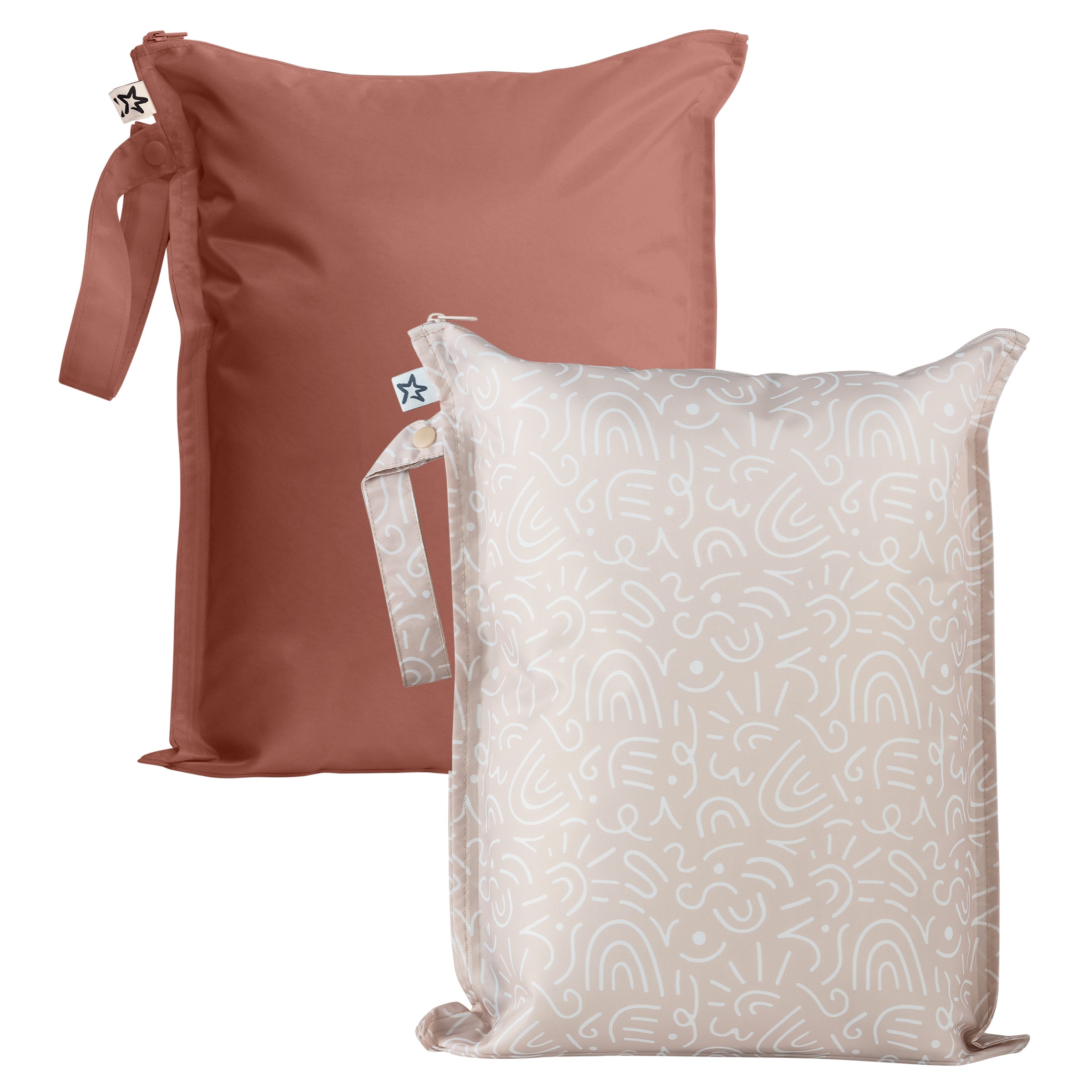 Mess-Proof Waterproof Wet Dry Bags | 2-Pack Sets