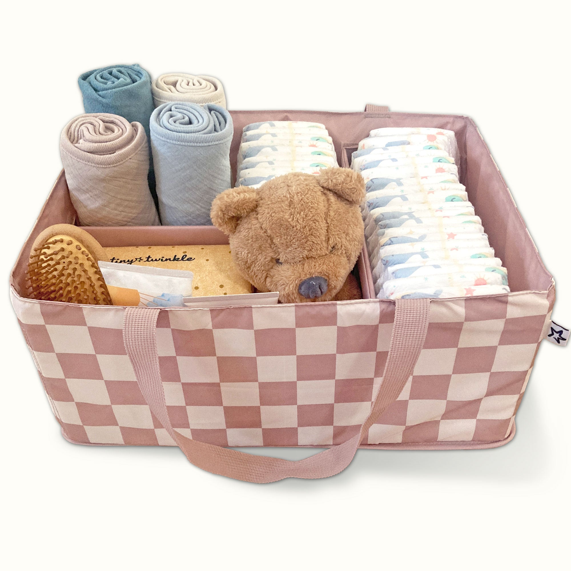 Diaper Caddy Organizer | Foldable, Portable & Waterproof