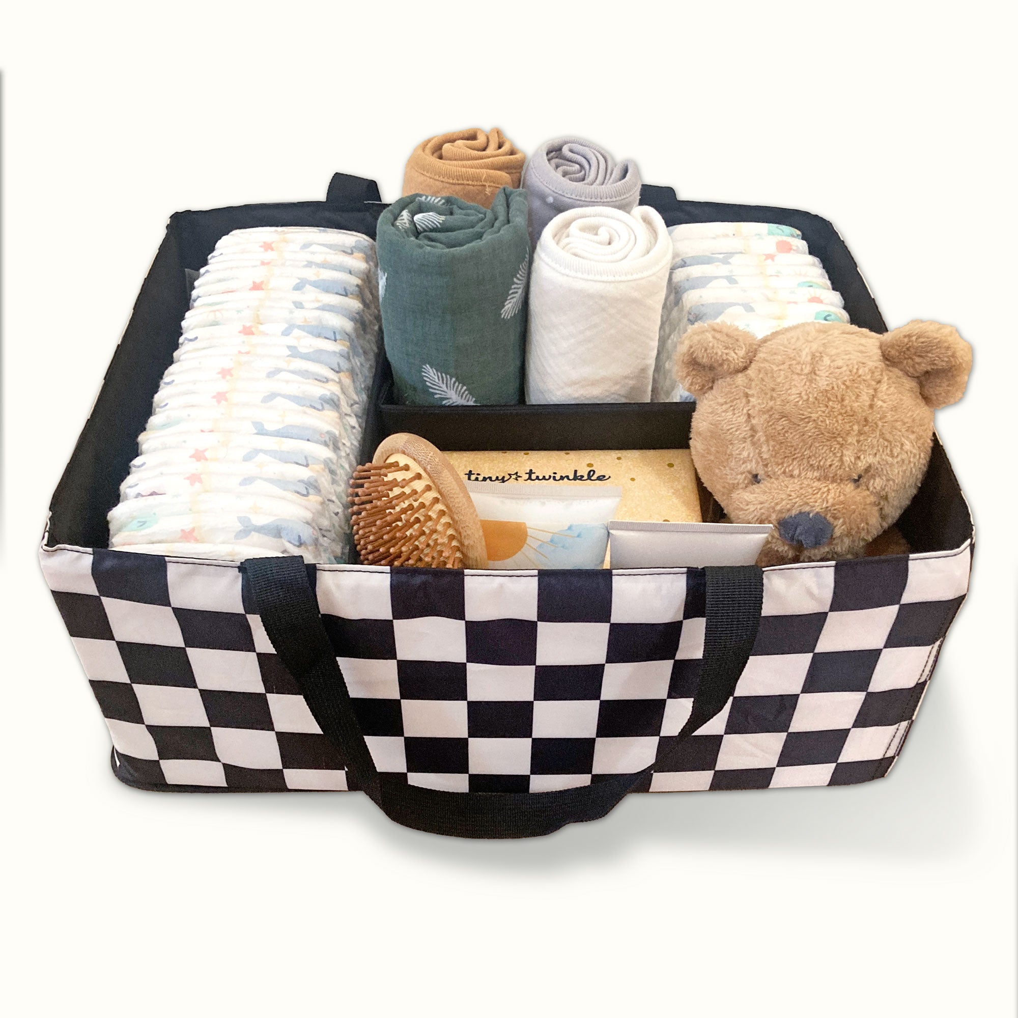 Diaper Caddy Organizer | Foldable, Portable & Waterproof