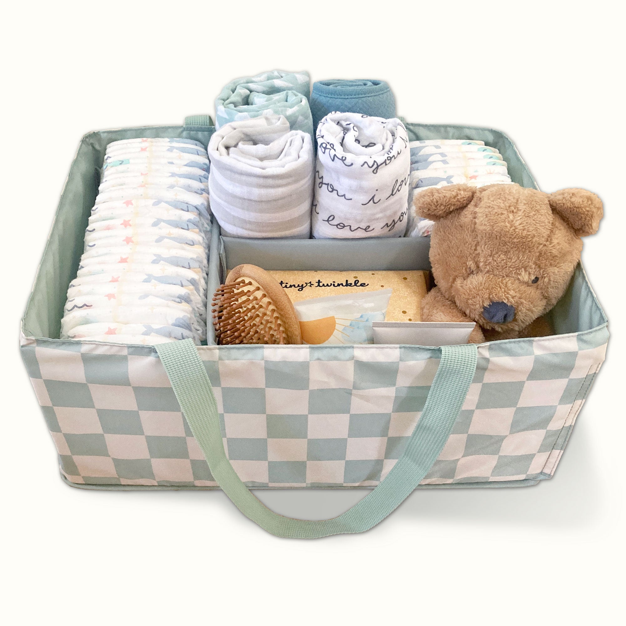 Diaper Caddy Organizer | Foldable, Portable & Waterproof