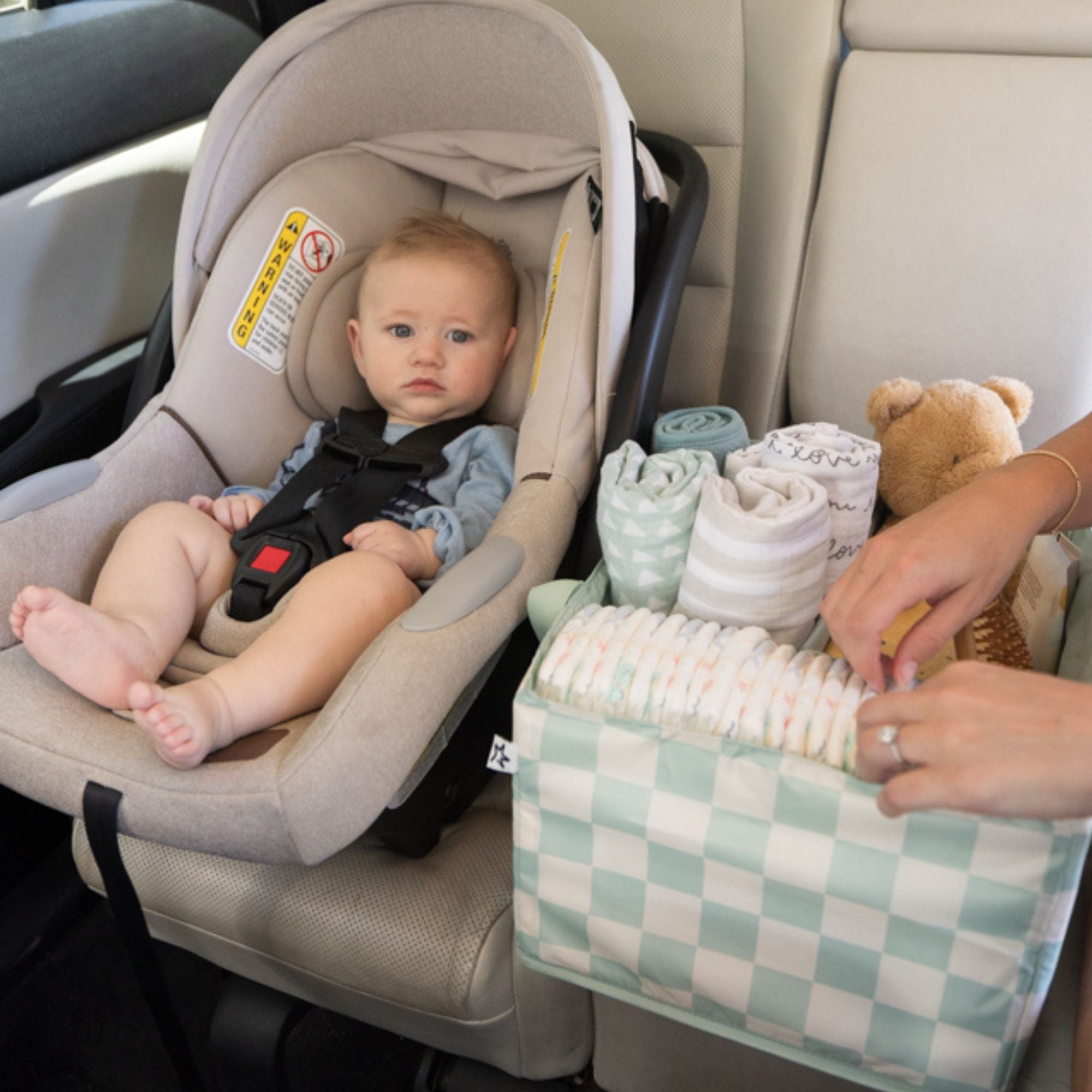 Diaper Caddy Organizer | Foldable, Portable & Waterproof