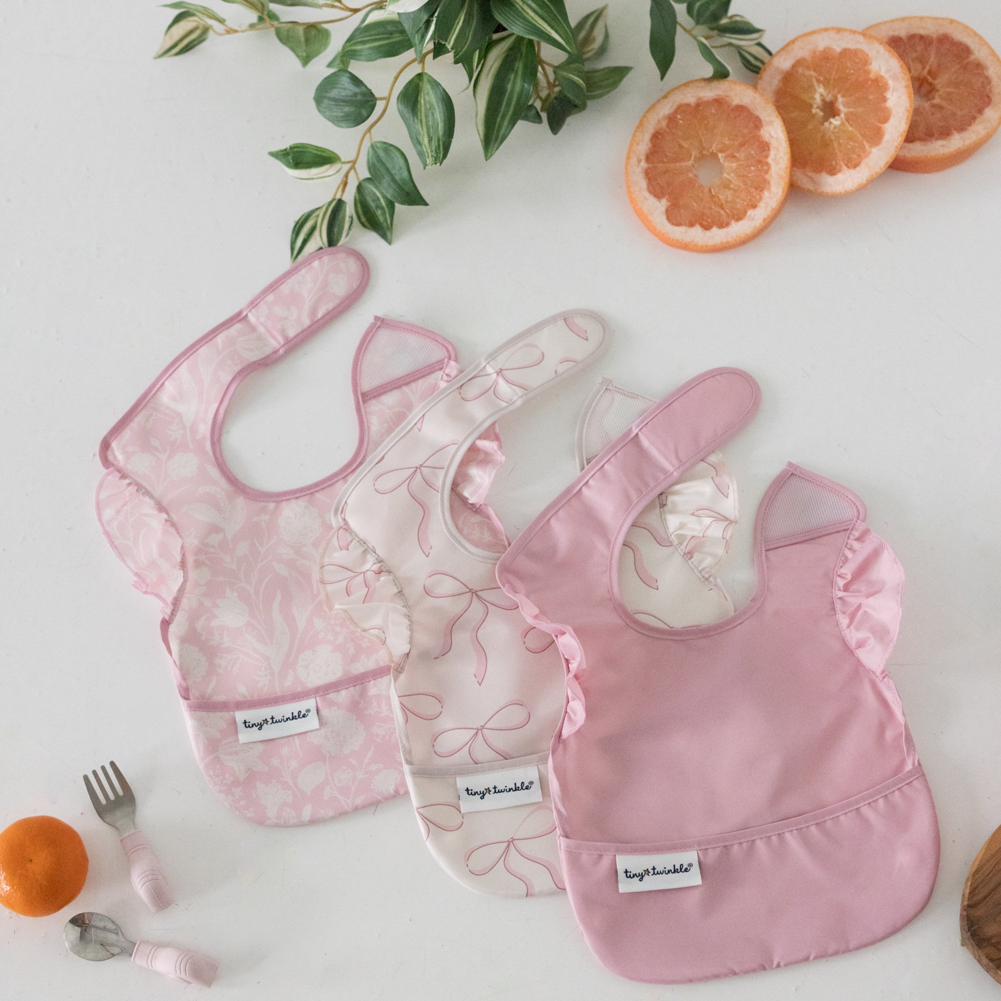 Mess-Proof Easy Waterproof Food Bibs Multi-Pack Sets | Baby & Toddler- PFAS, PVC, BPA, Phthalate Free