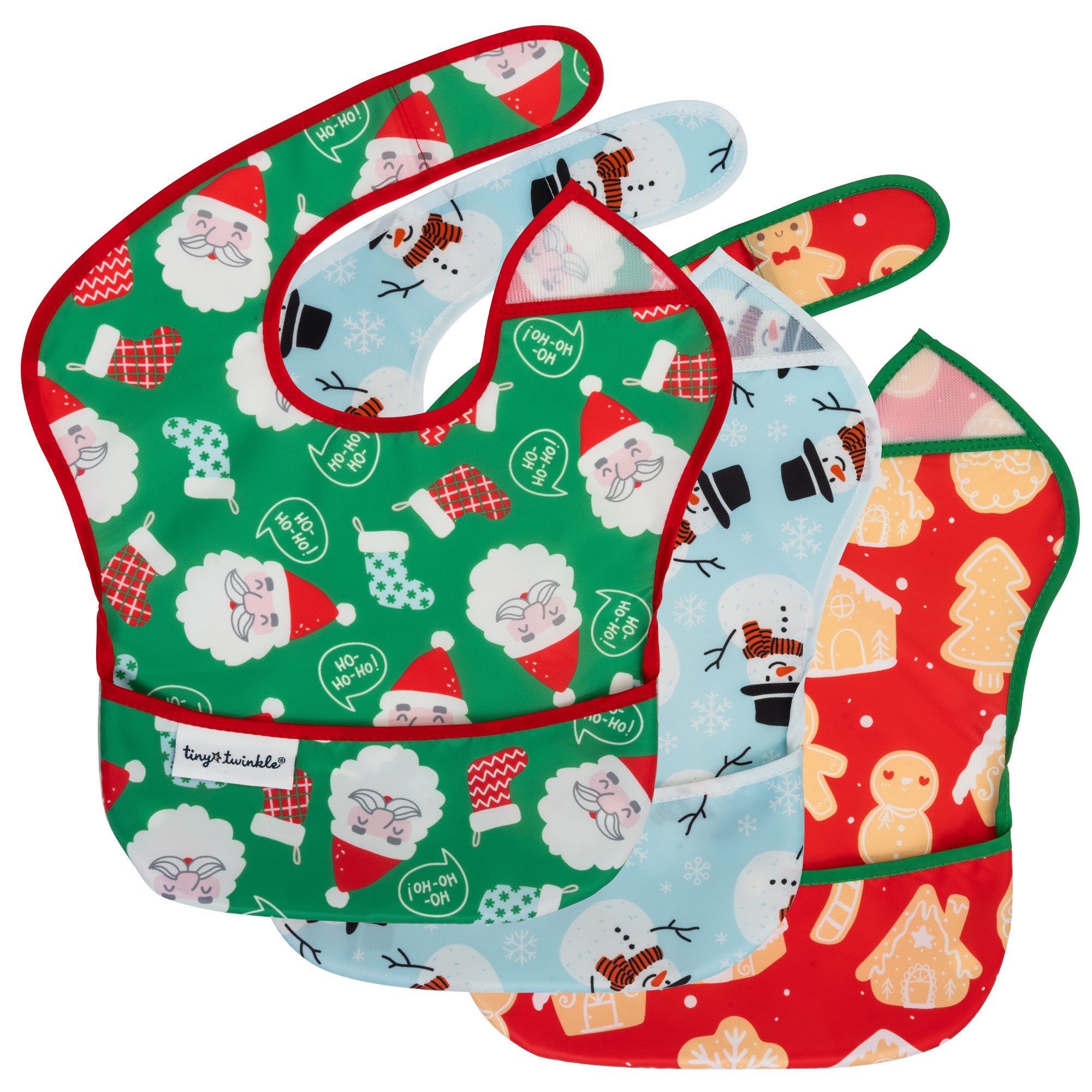 Mess-Proof Easy Waterproof Food Bibs Multi-Pack Sets | Baby & Toddler- PFAS, PVC, BPA, Phthalate Free