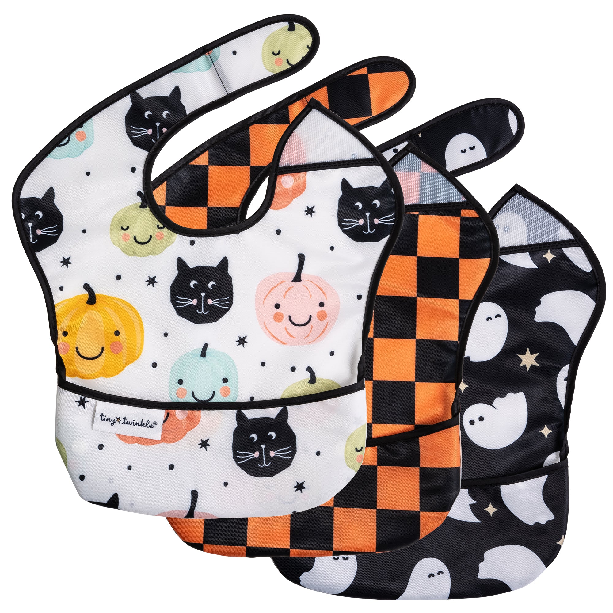 Mess-Proof Easy Waterproof Food Bibs Multi-Pack Sets | Baby & Toddler- PFAS, PVC, BPA, Phthalate Free