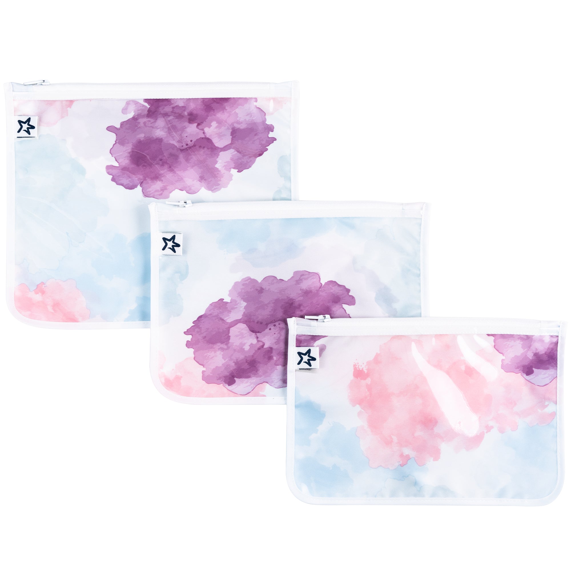 Clear Travel Bags - 3 Pack Sets