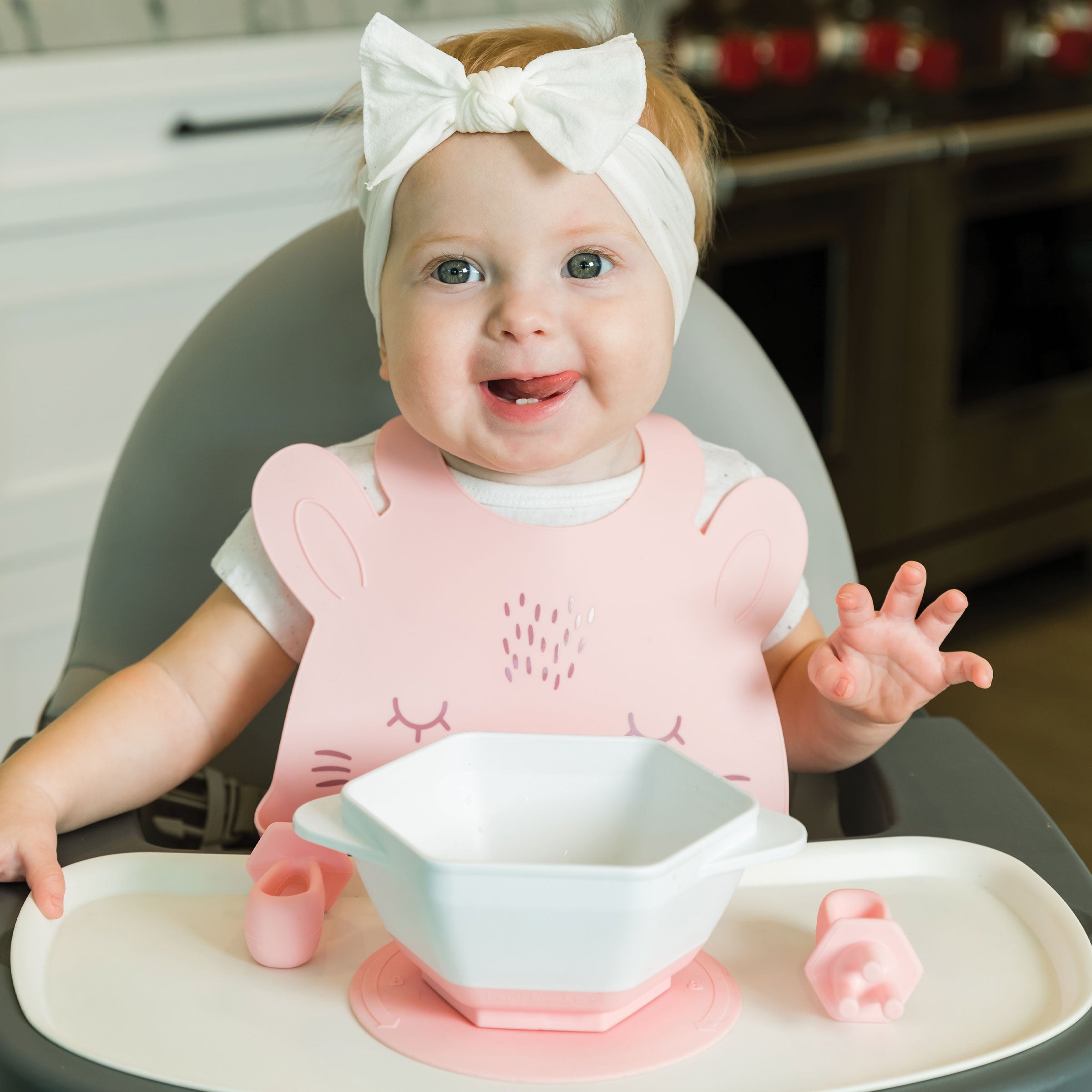 Silicone Roll-up Bibs for Babies