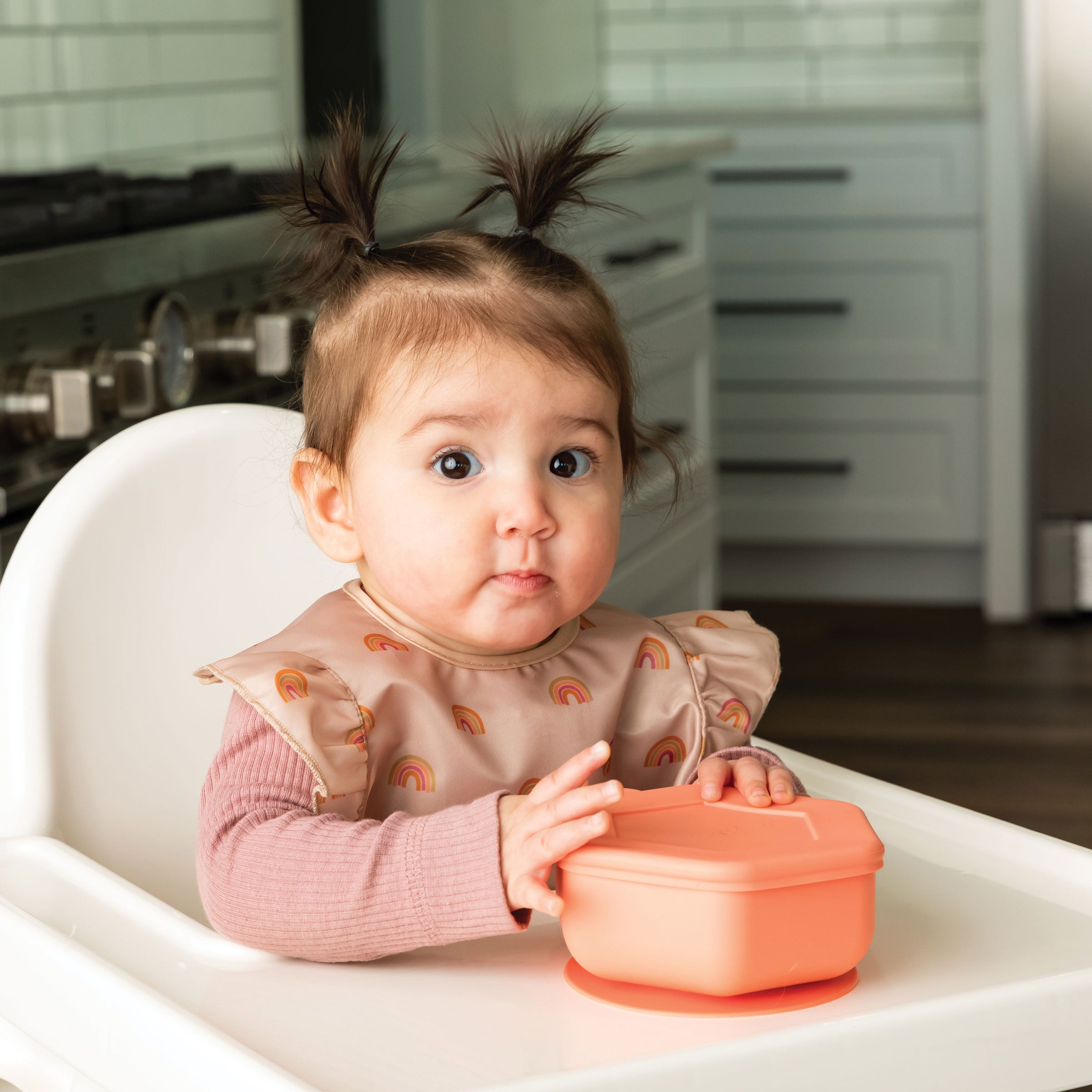 Silicone Suction Bowl and Lid Sets for Babies