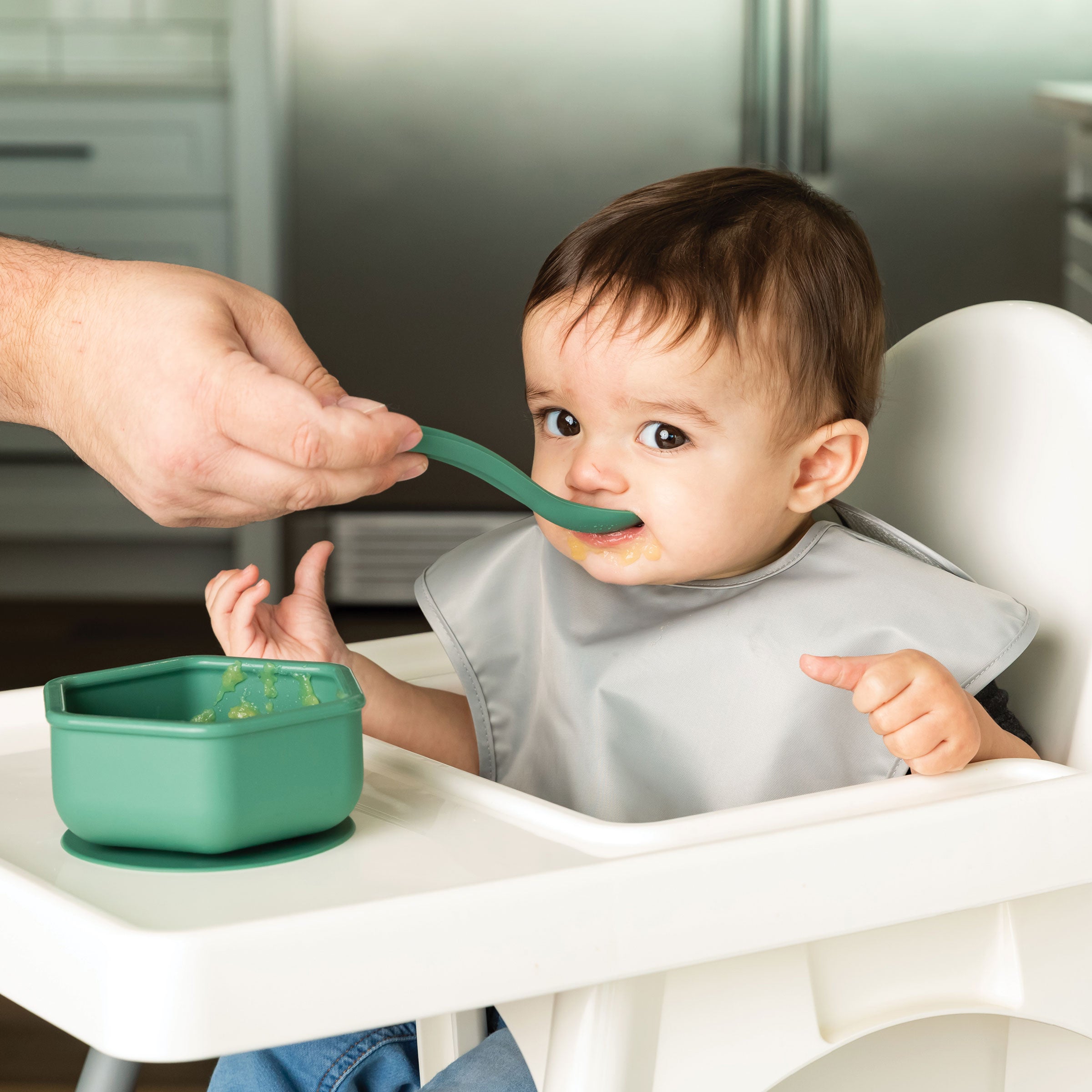 Silicone Suction Bowl and Lid Sets for Babies