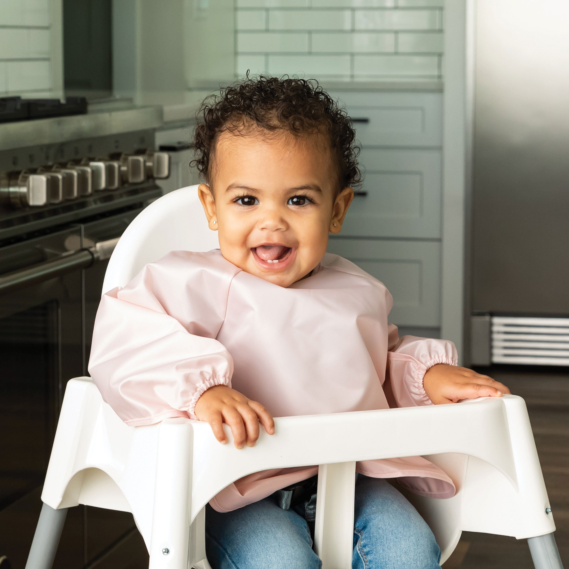 Mess-Proof Full Sleeve Bibs - 2 Pack Sets for Babies and Toddlers