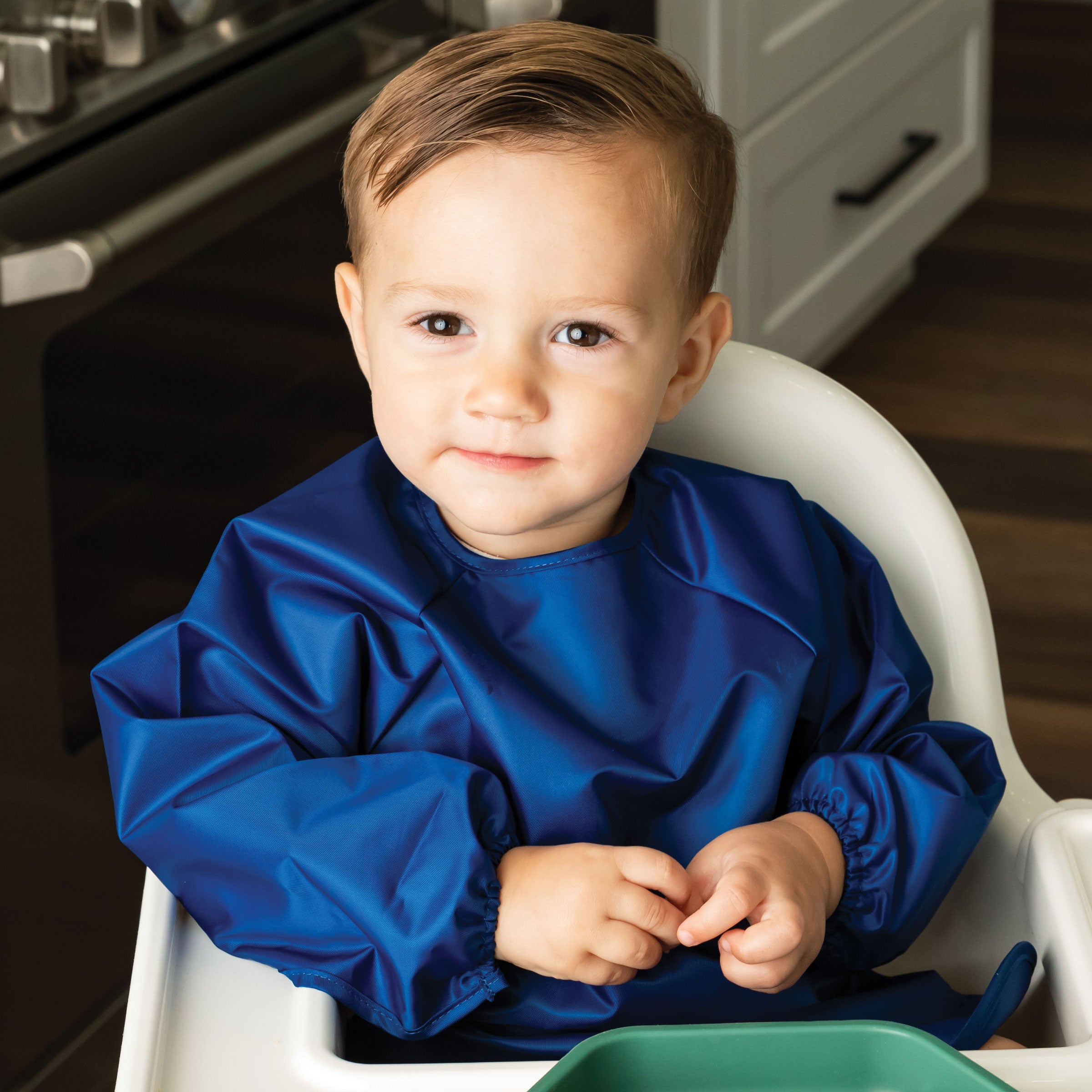 Mess-Proof Full Sleeve Bibs - 2 Pack Sets for Babies and Toddlers