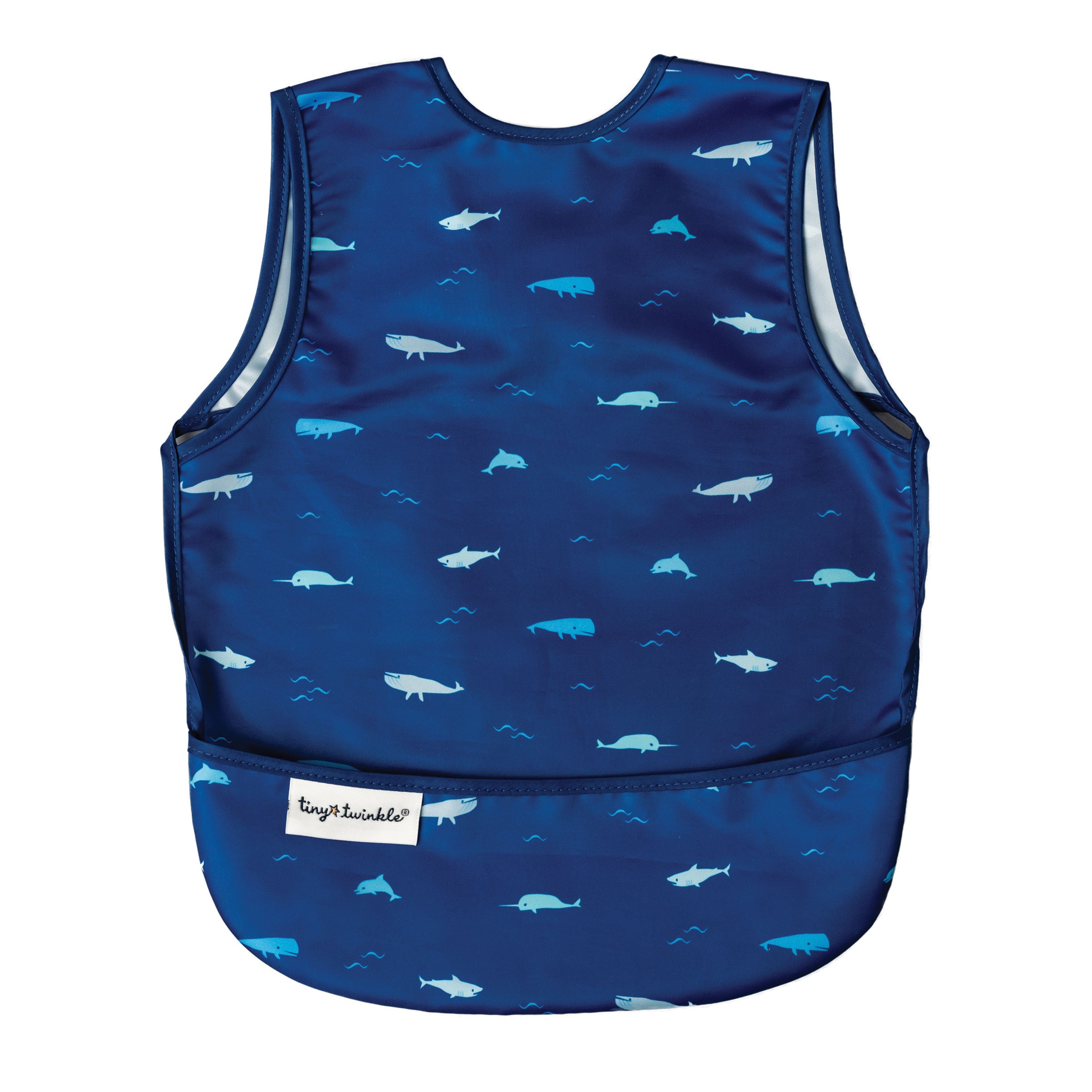 Mess-Proof Apron Waterproof Baby & Toddler Food Bib - PFAS, PVC, BPA, Phthalate Free