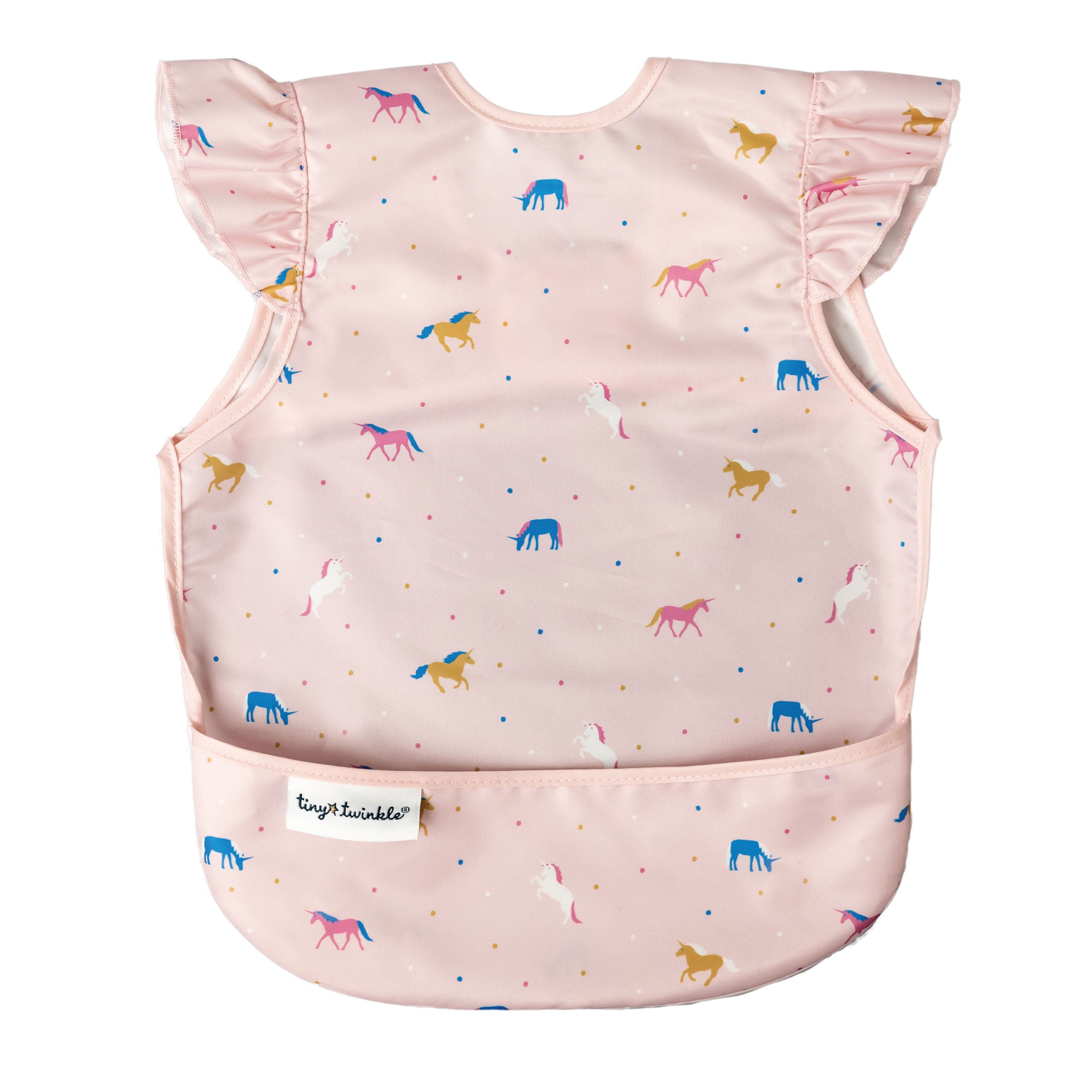 Mess-Proof Apron Waterproof Baby & Toddler Food Bib - PFAS, PVC, BPA, Phthalate Free