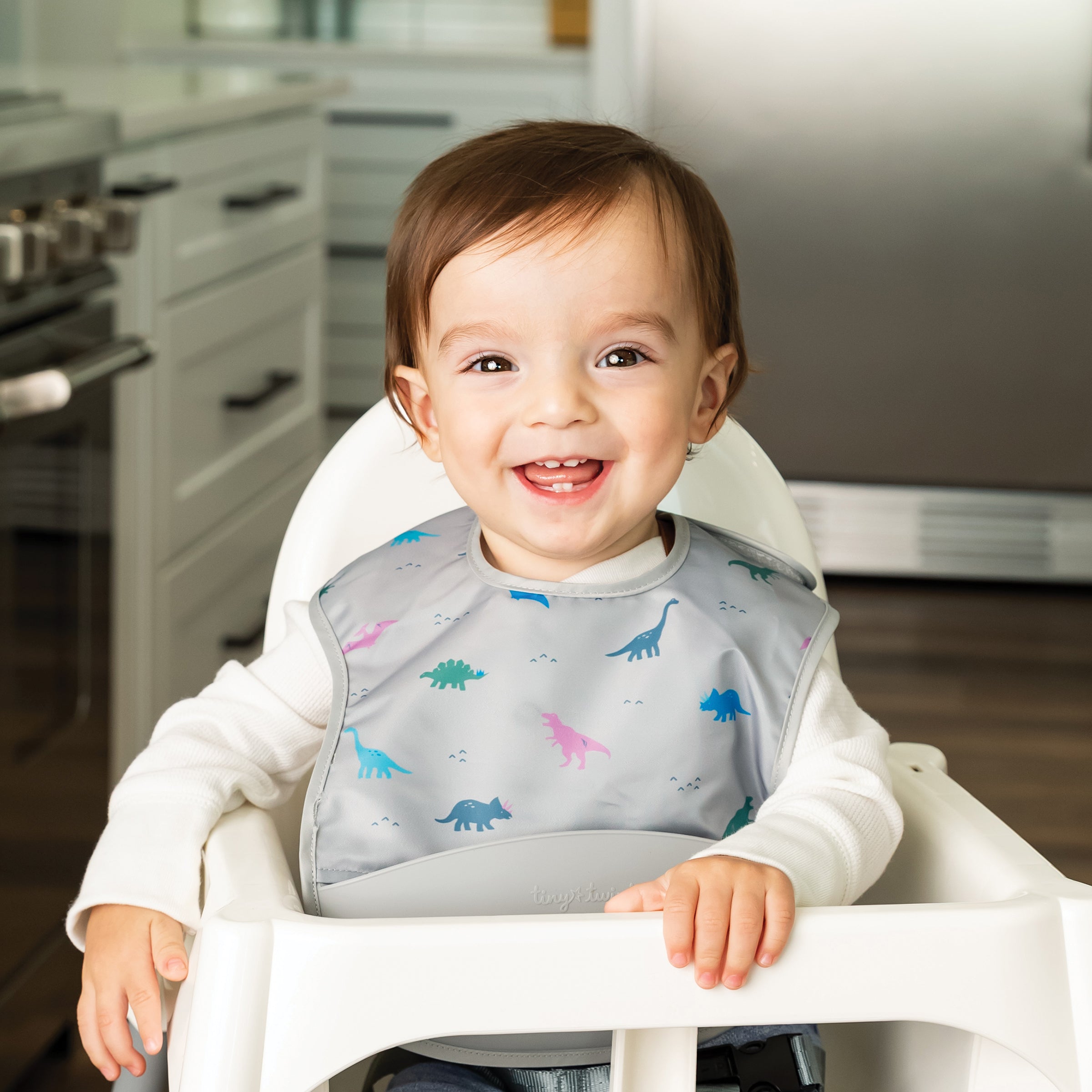 Mess-proof Silicone Pocket Bibs - 2 Pack Sets for Babies