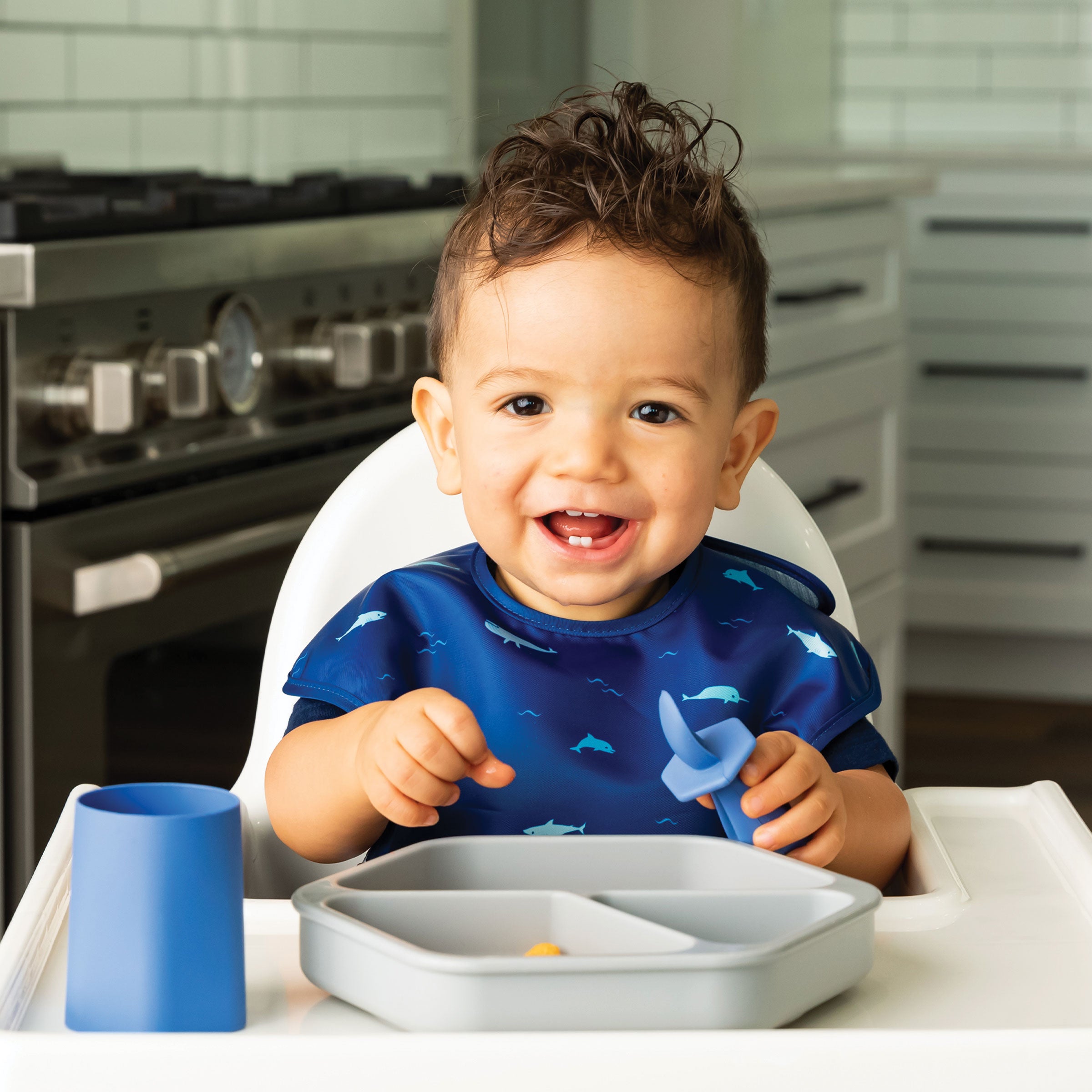 Silicone Suction Plate with Lid Sets for Babies and Toddlers