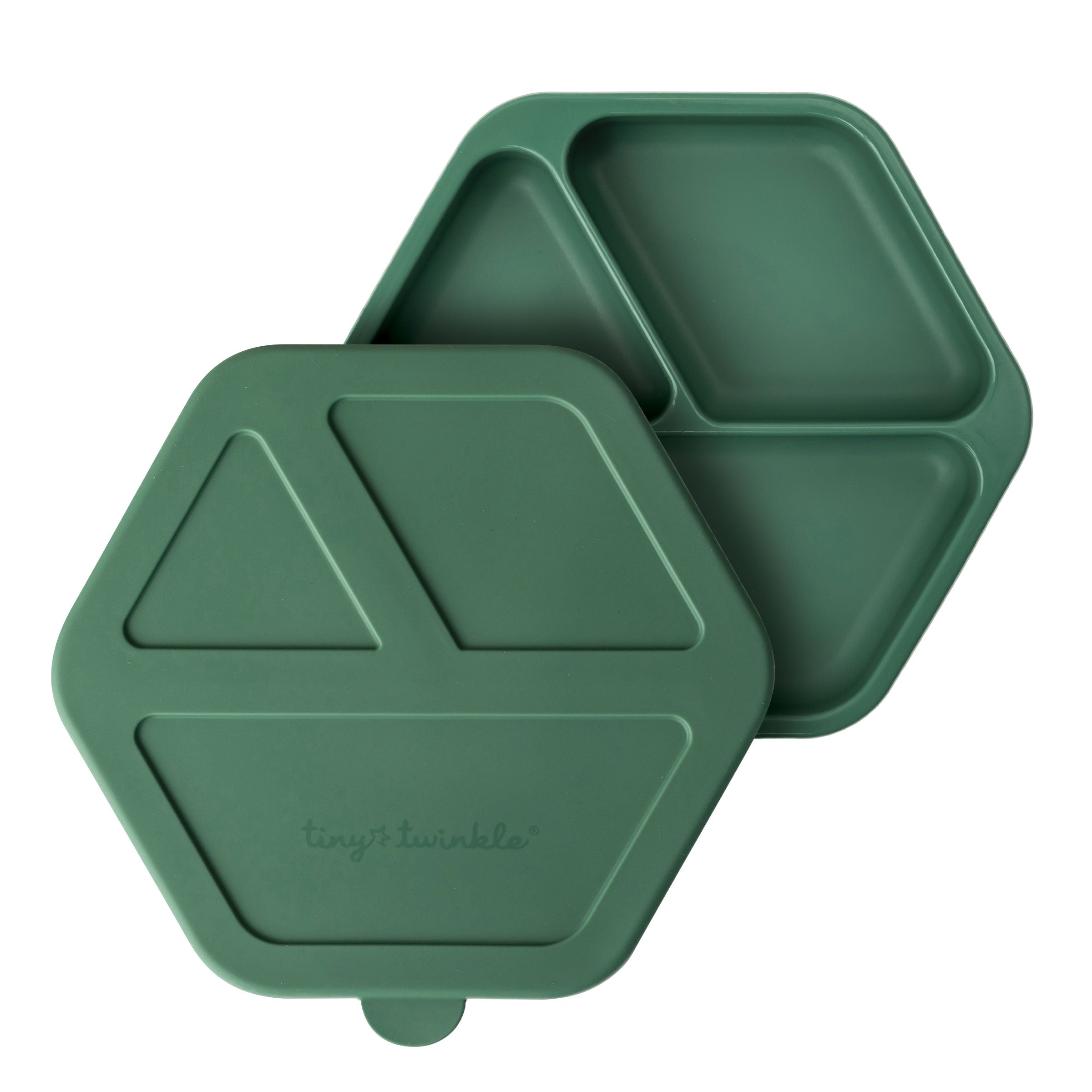 Silicone Suction Plate with Lid Sets