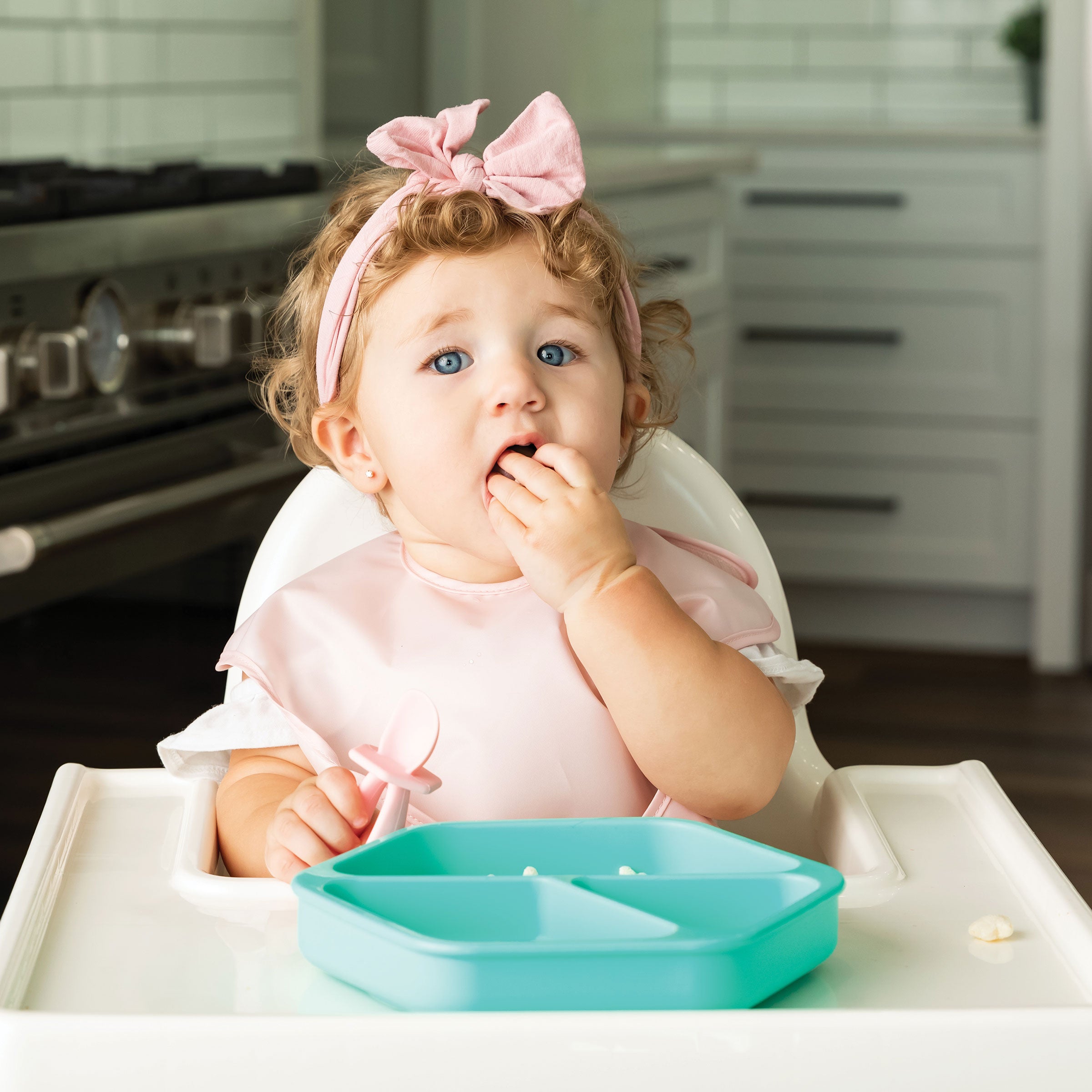 Silicone Suction Plate with Lid Sets for Babies and Toddlers