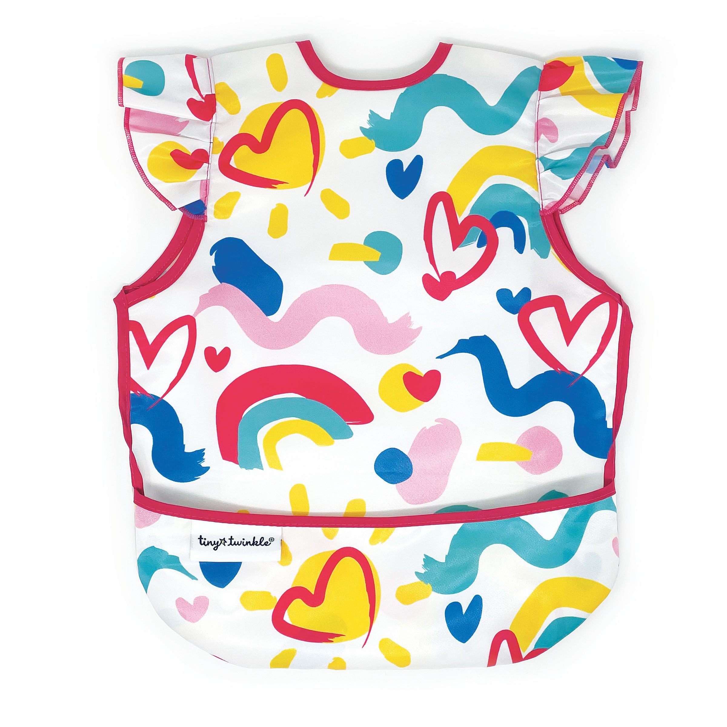 Mess-Proof Apron Waterproof Baby & Toddler Food Bib - PFAS, PVC, BPA, Phthalate Free
