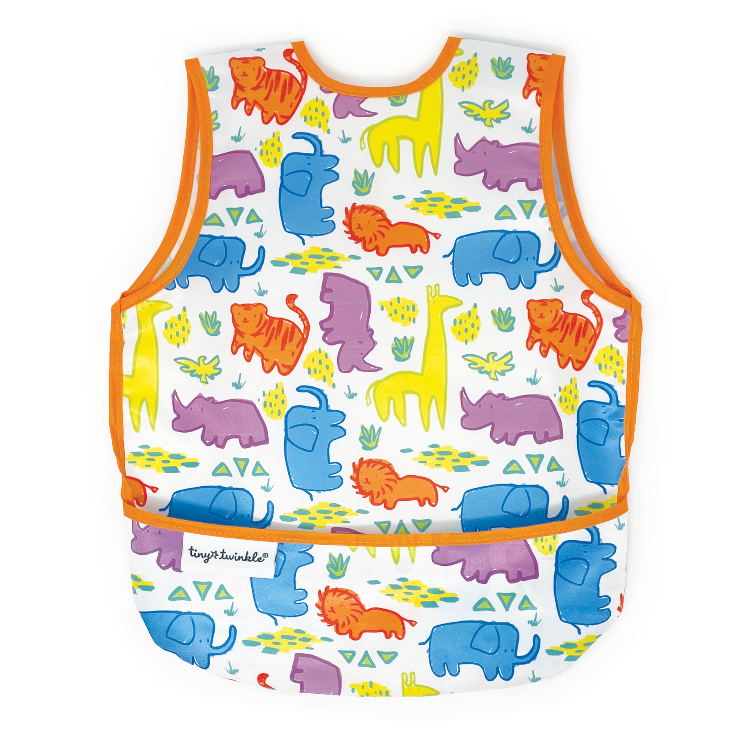 Mess-Proof Apron Waterproof Baby & Toddler Food Bib - PFAS, PVC, BPA, Phthalate Free