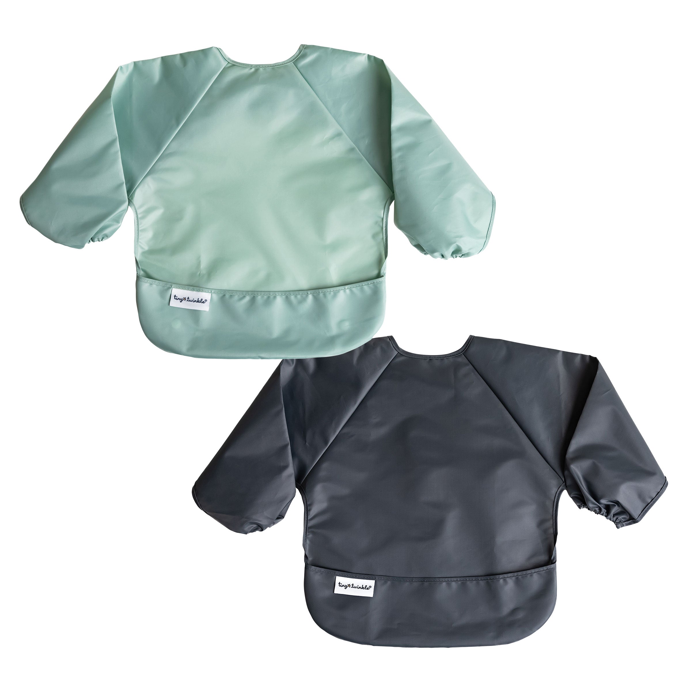Mess-Proof Full Sleeve Bibs - 2 Pack Sets for Babies and Toddlers
