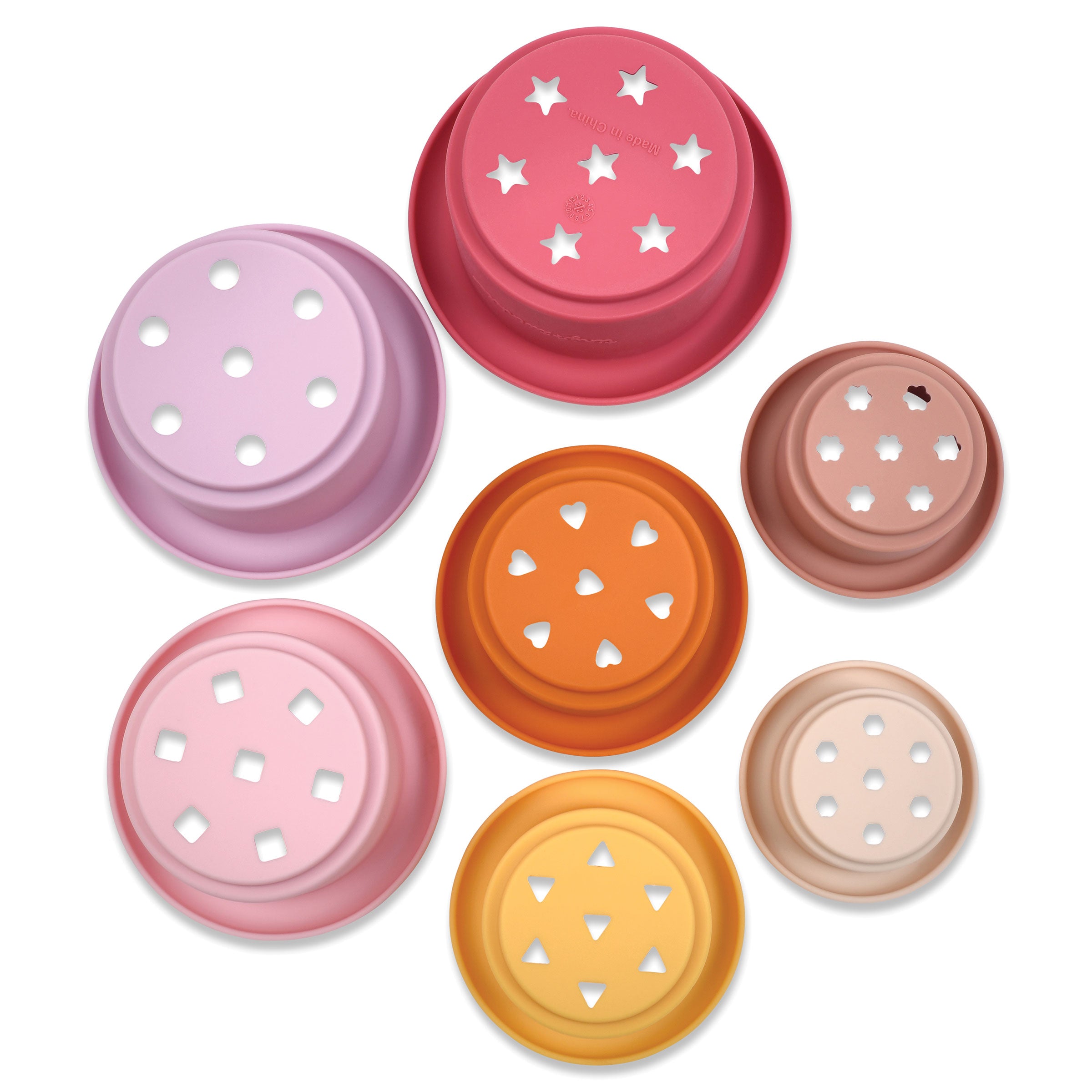 Silicone Stacking Cups Set of 7