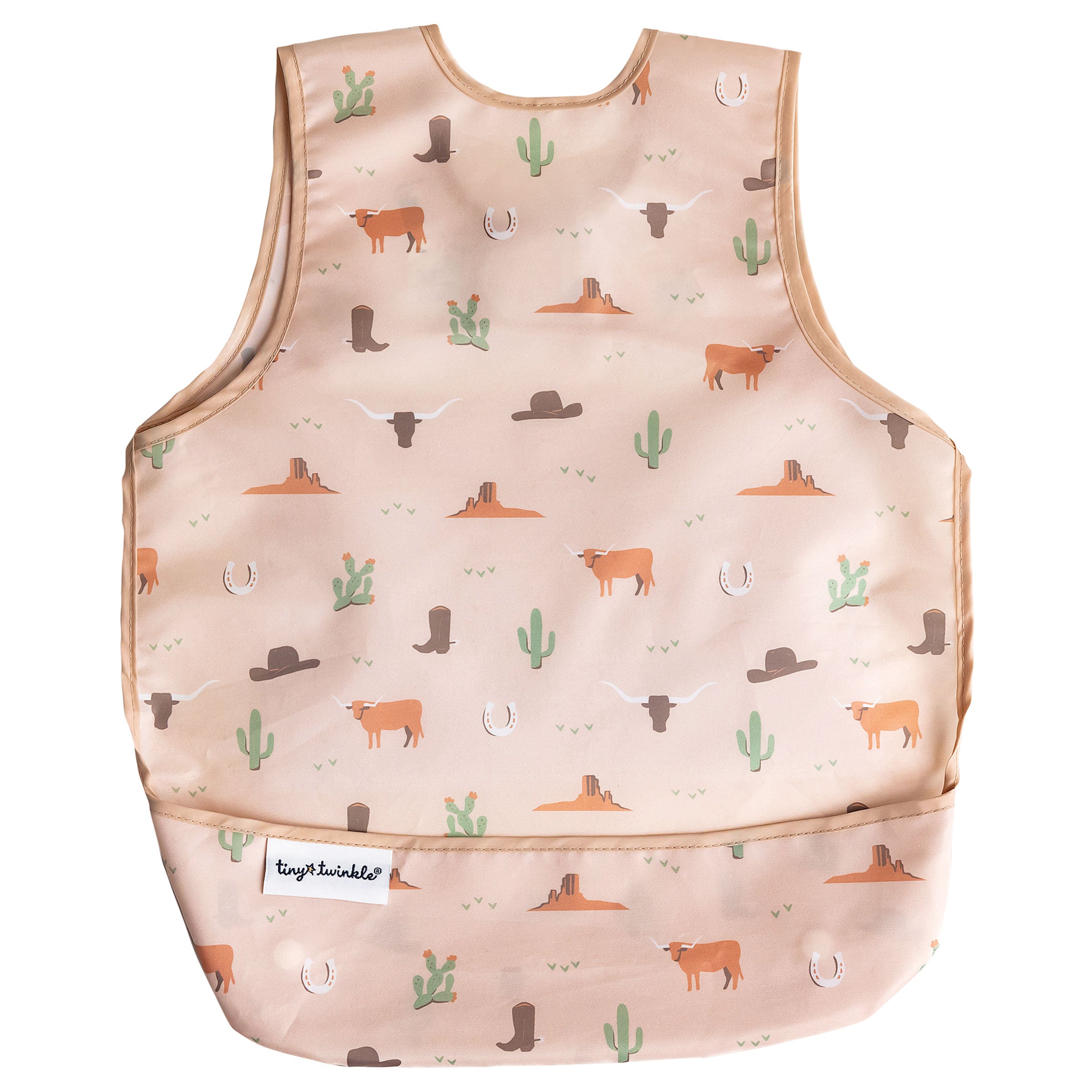 Mess-Proof Apron Waterproof Baby & Toddler Food Bib - PFAS, PVC, BPA, Phthalate Free