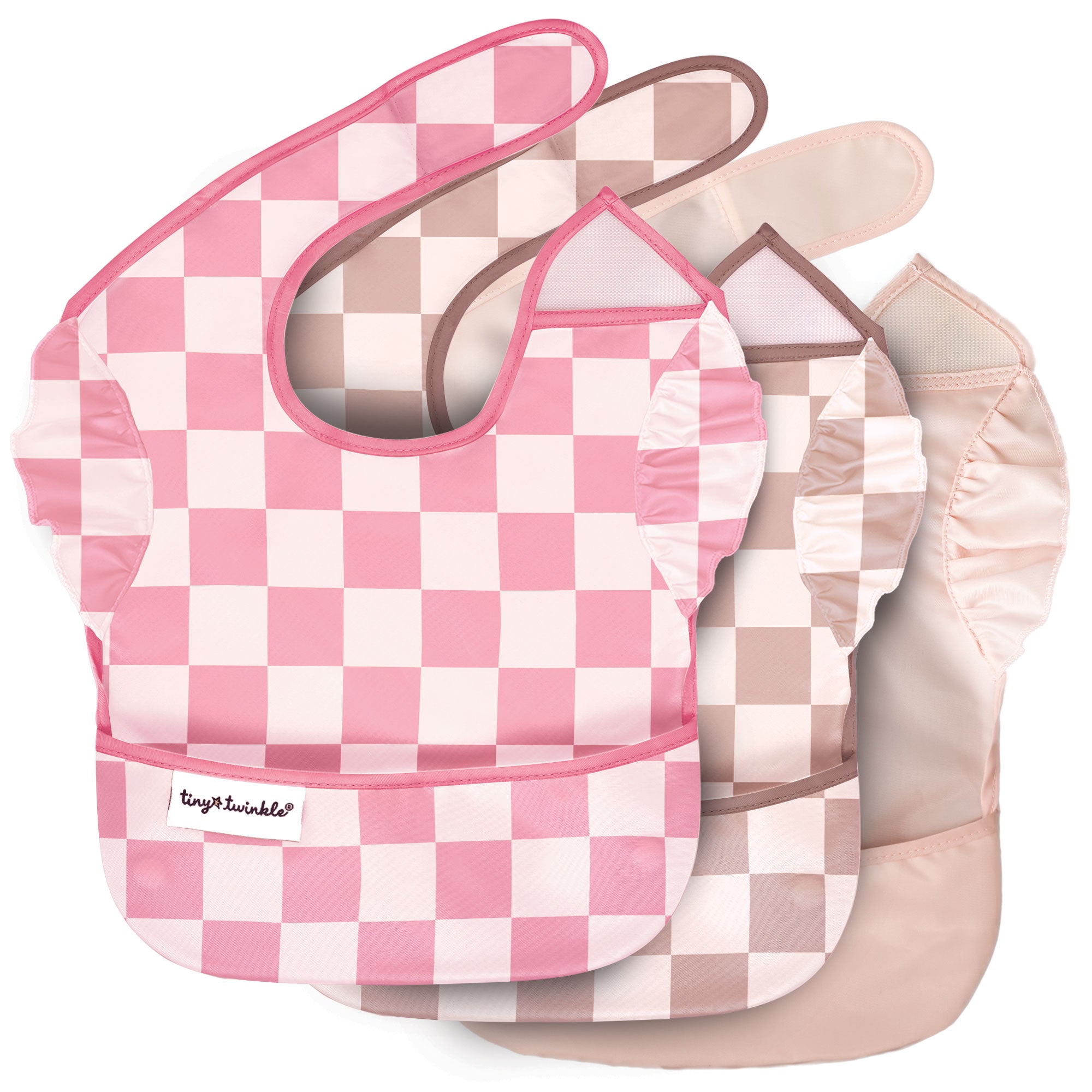 Mess-Proof Easy Waterproof Food Bibs Multi-Pack Sets | Baby & Toddler- PFAS, PVC, BPA, Phthalate Free