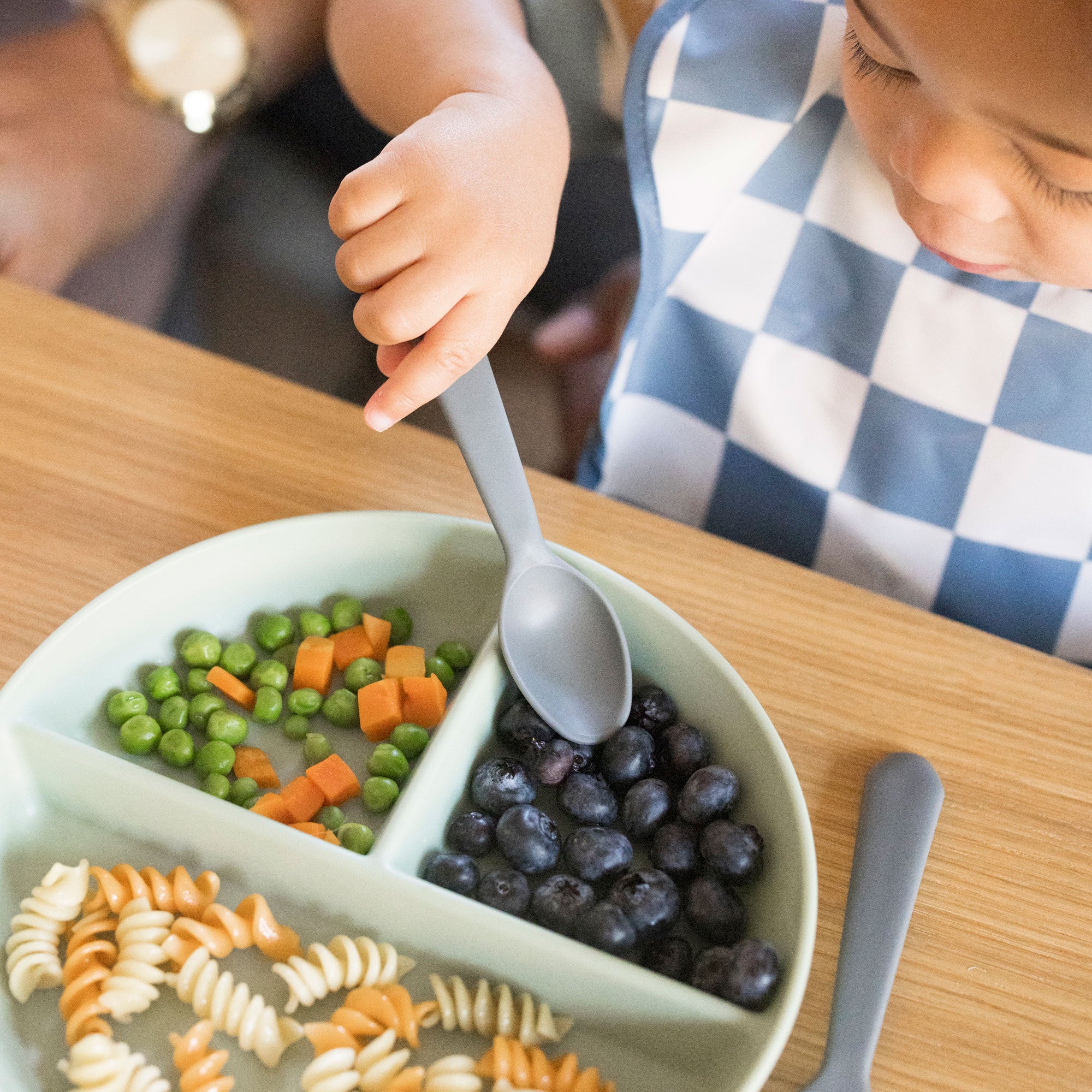 Toddler Plastic Divided Plate 3 Pack Set