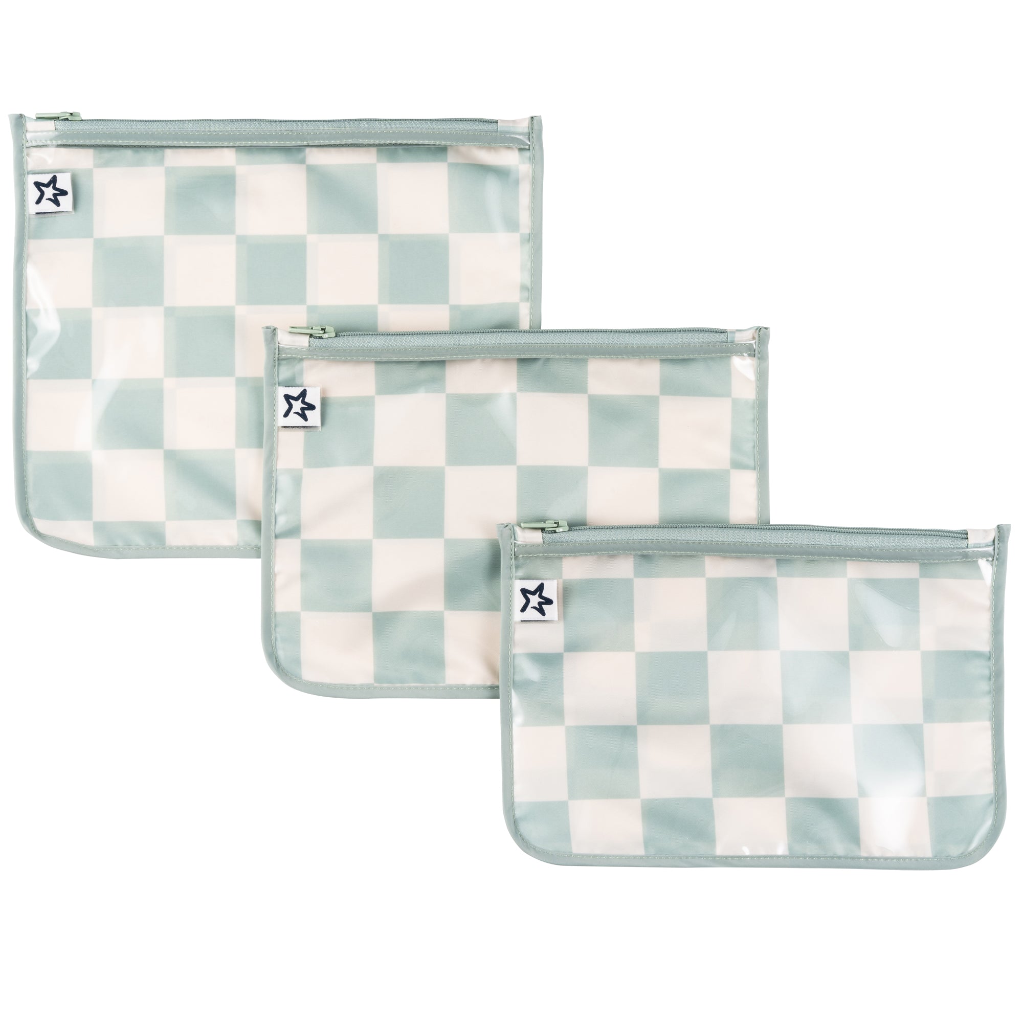 Clear Travel Bags - 3 Pack Sets