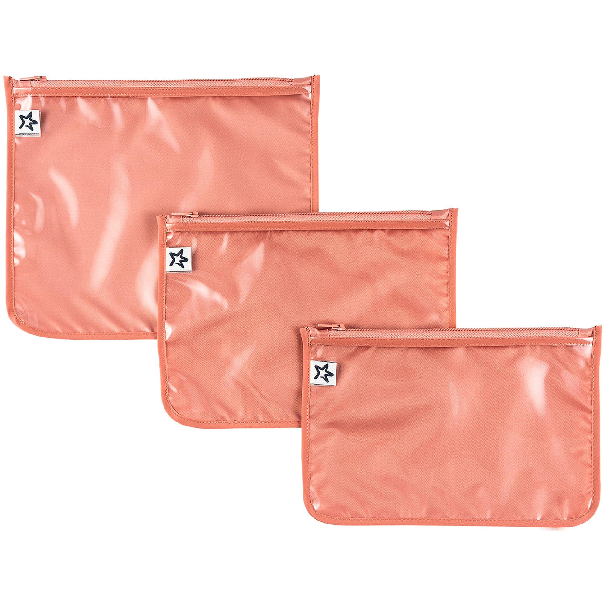 Clear Travel Bags - 3 Pack Sets