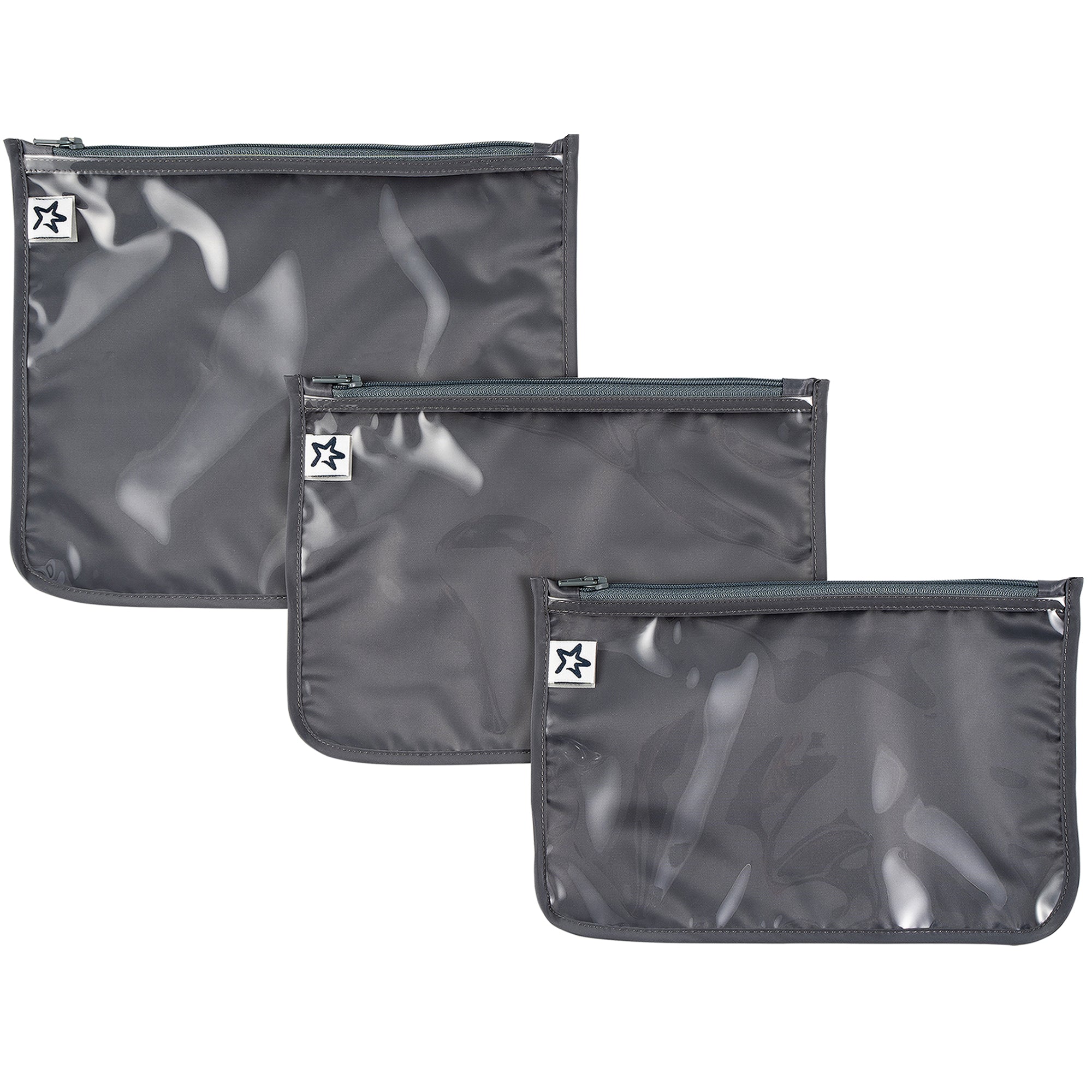 Clear Travel Bags - 3 Pack Sets