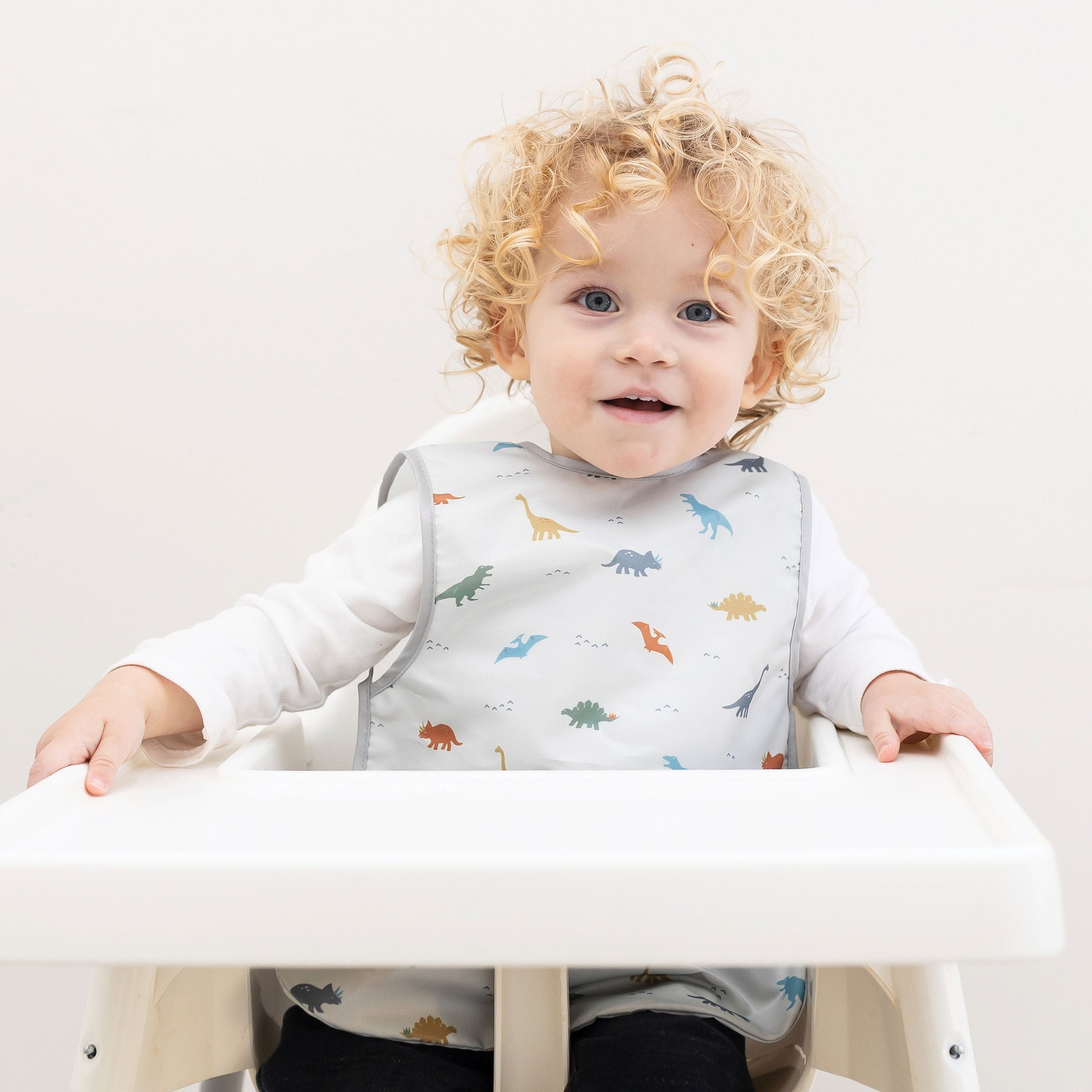 Mess-Proof Apron Waterproof Baby & Toddler Food Bib - PFAS, PVC, BPA, Phthalate Free