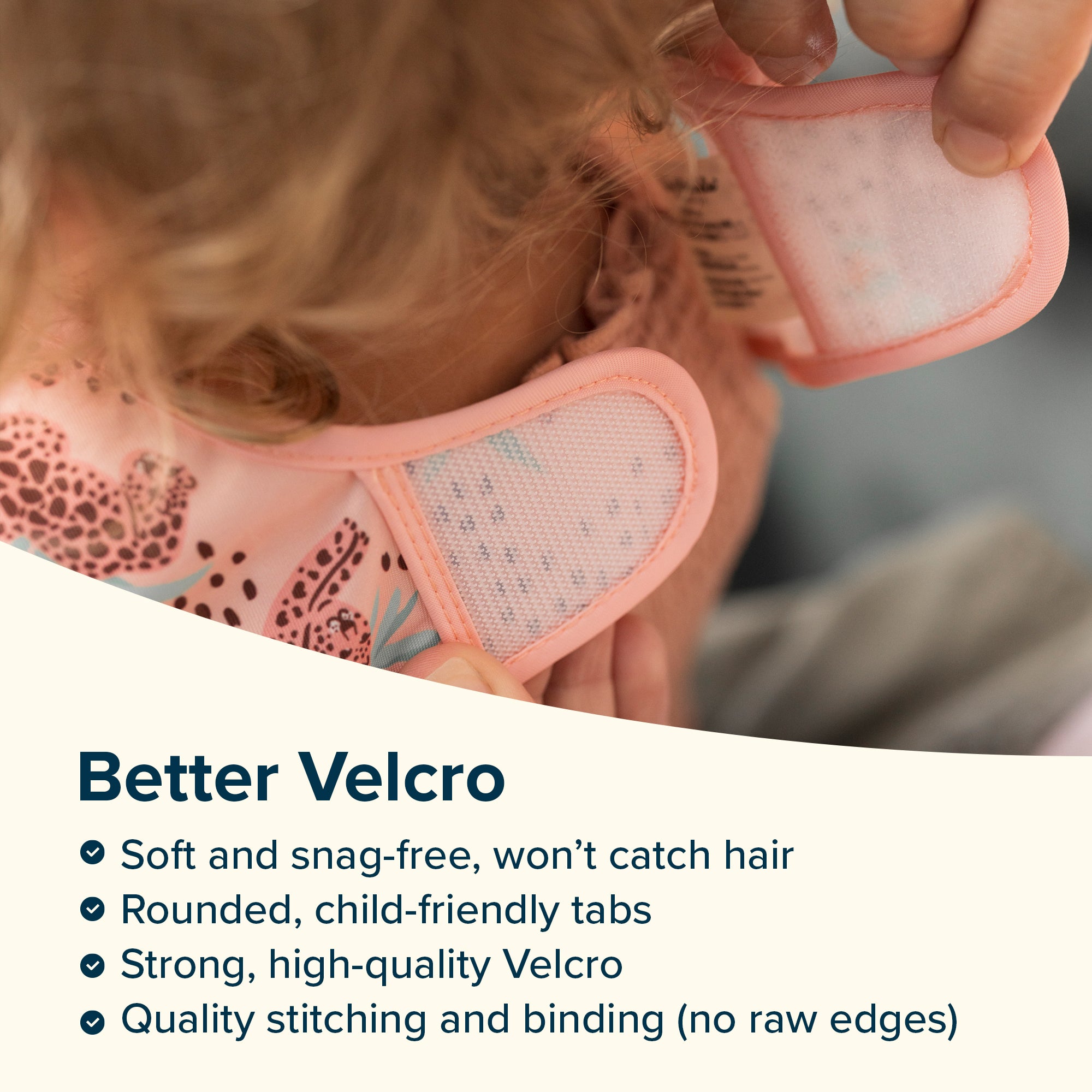 Mess-Proof Apron Waterproof Baby & Toddler Food Bib - PFAS, PVC, BPA, Phthalate Free