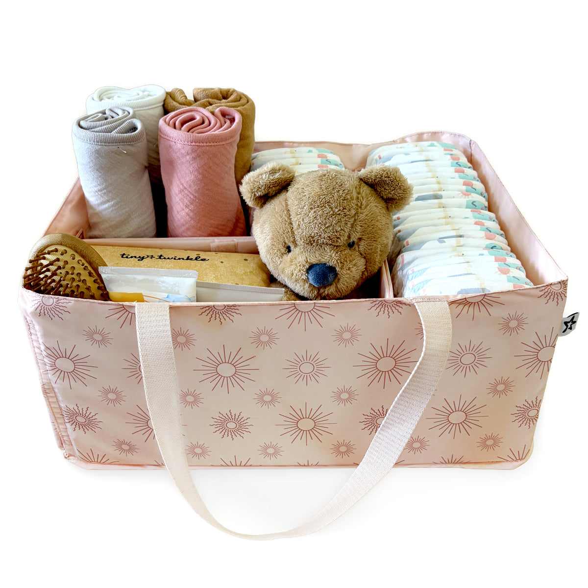 Diaper Caddy Organizer | Foldable, Portable & Waterproof
