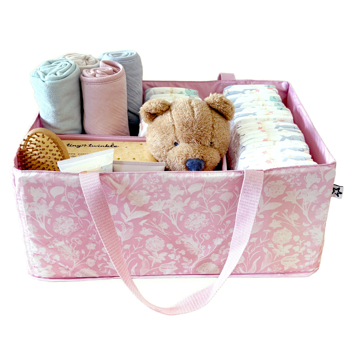 Diaper Caddy Organizer | Foldable, Portable & Waterproof