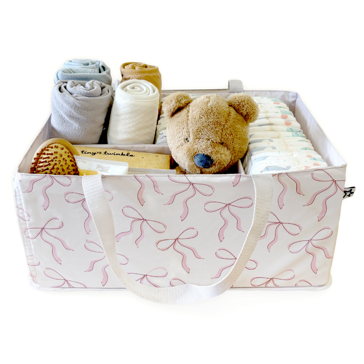 Diaper Caddy Organizer | Foldable, Portable & Waterproof