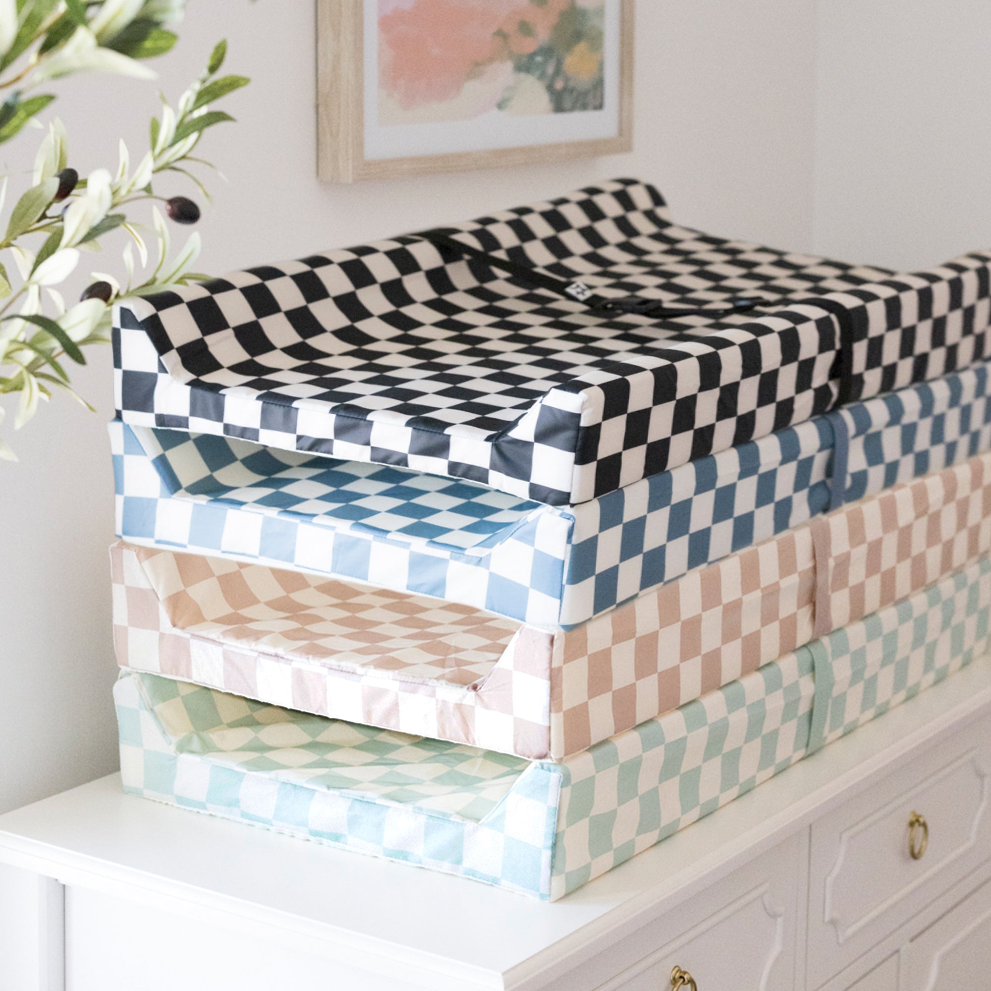 Newborn Baby Diaper Changing Pad with Waterproof Cover