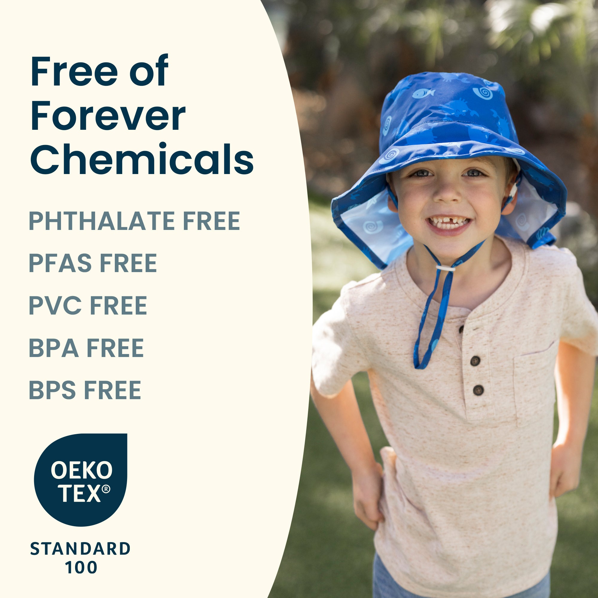 Sun Protective Flap Hats for Babies and Toddlers