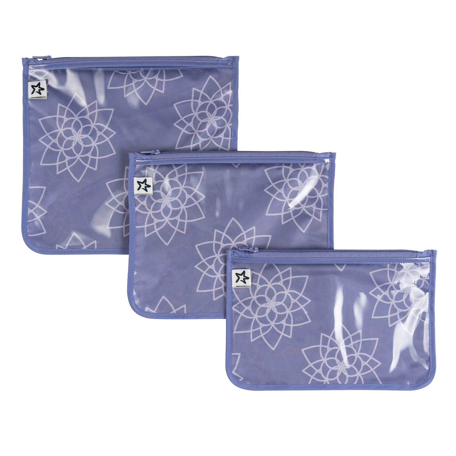 Clear Travel Bags - 3 Pack Sets