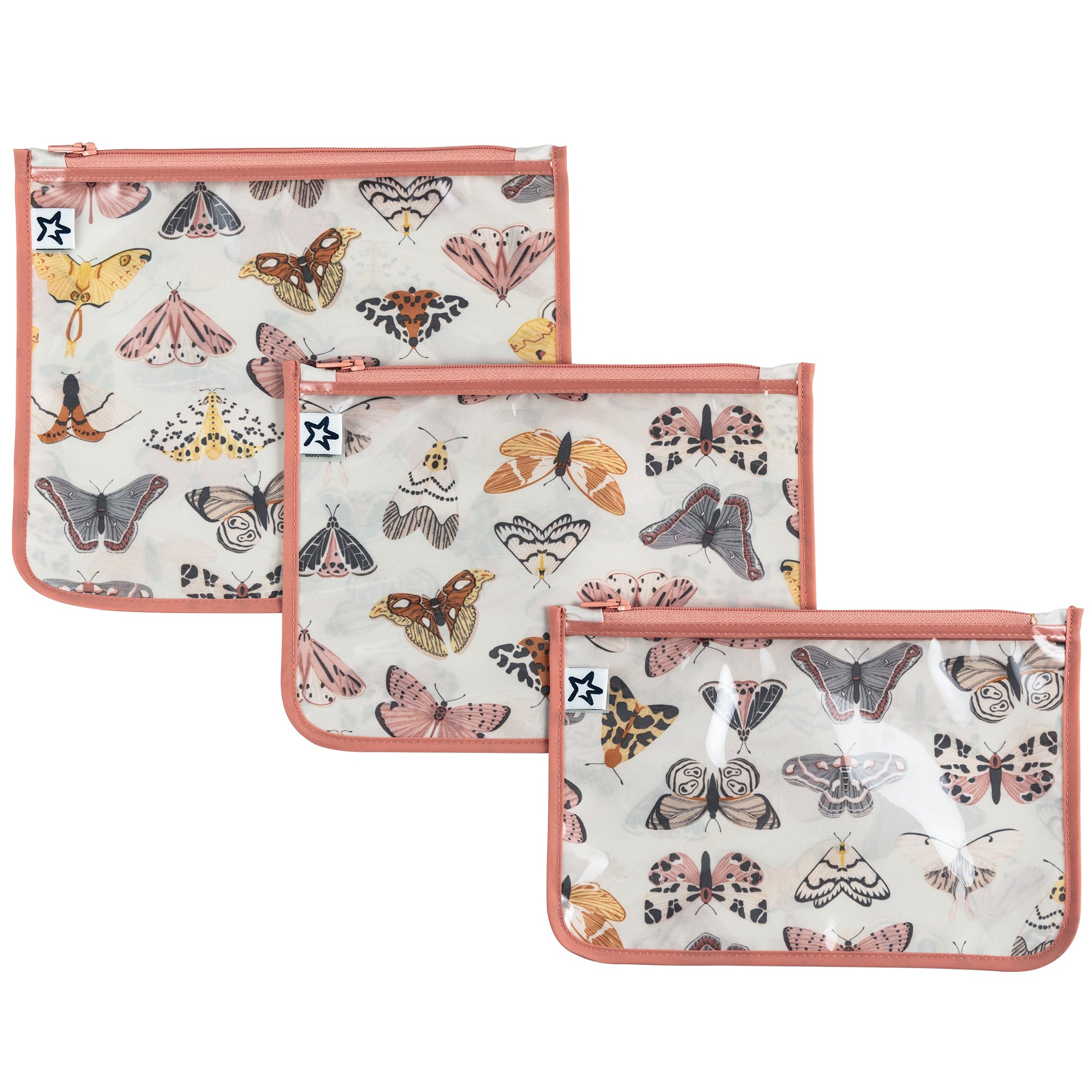 Clear Travel Bags - 3 Pack Sets