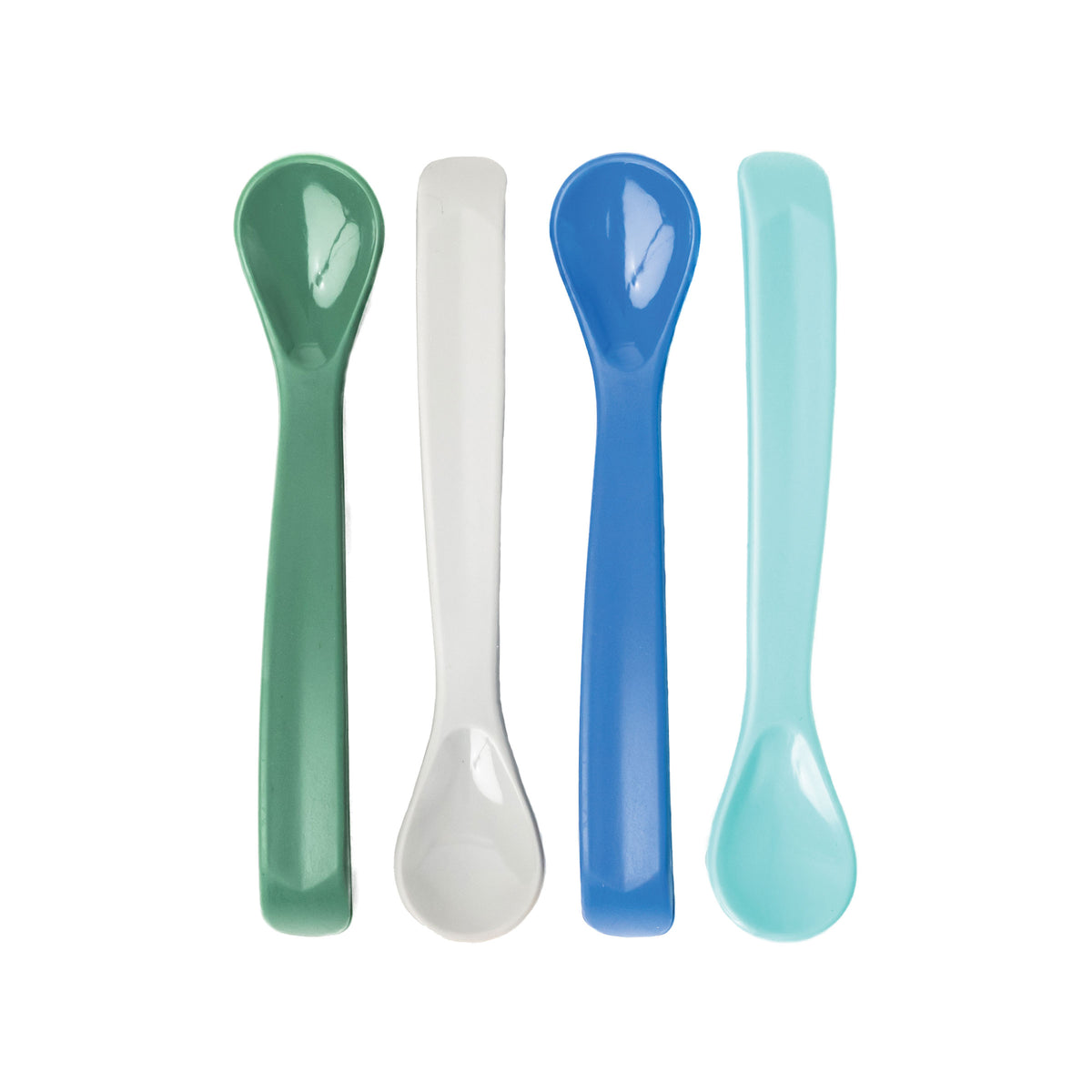 LIEWOOD - Liva silicone spoon, hunter green mix (set of 4)