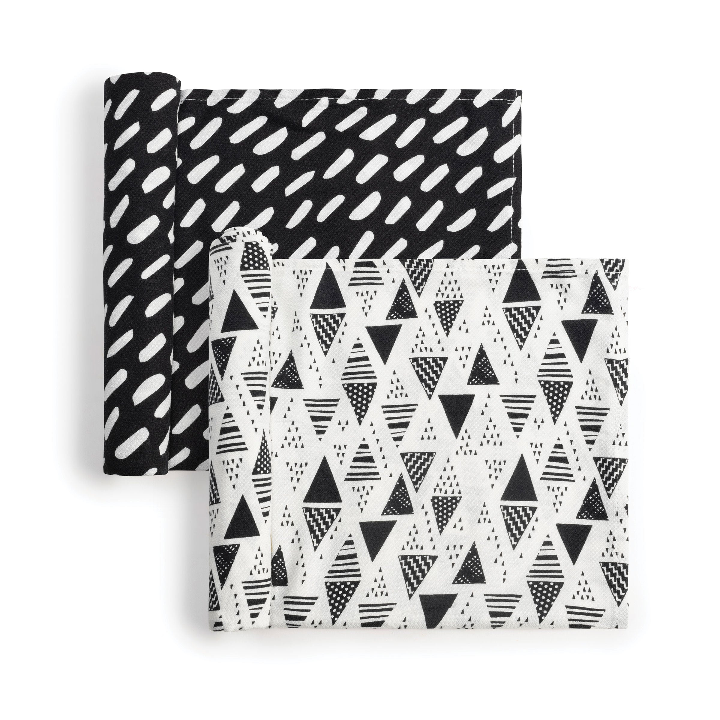 Black and white swaddle clearance blanket